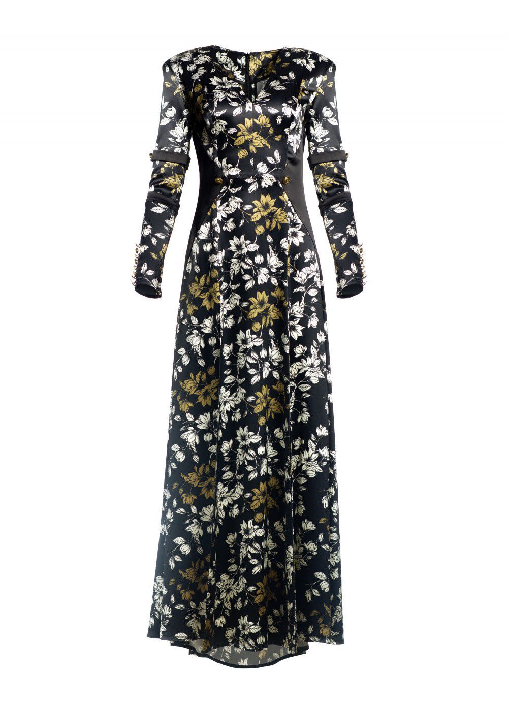 Maleone Floral Slit Dress