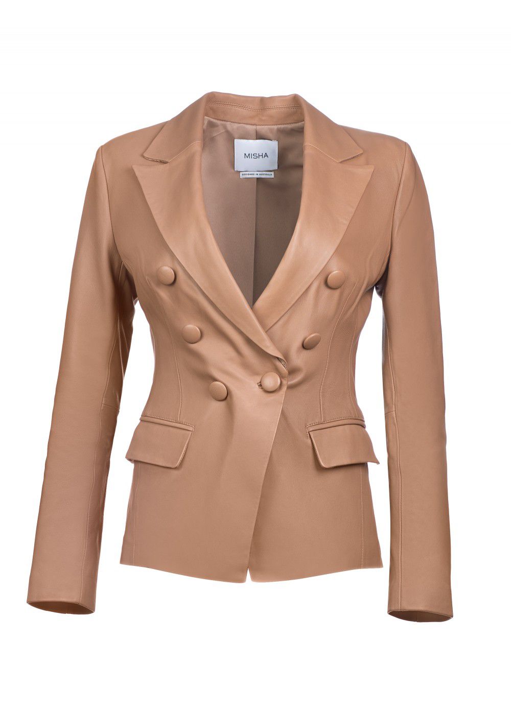 Misha Collection Lora Leather Blazer
