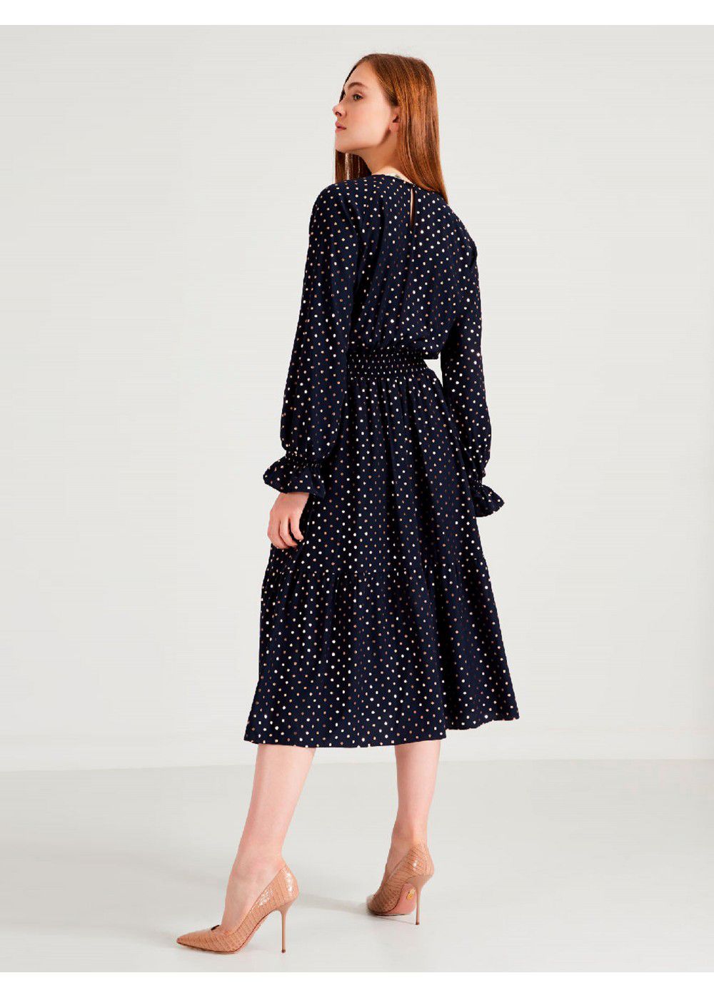 Akhmadullina Dreams Blue Textile Dress