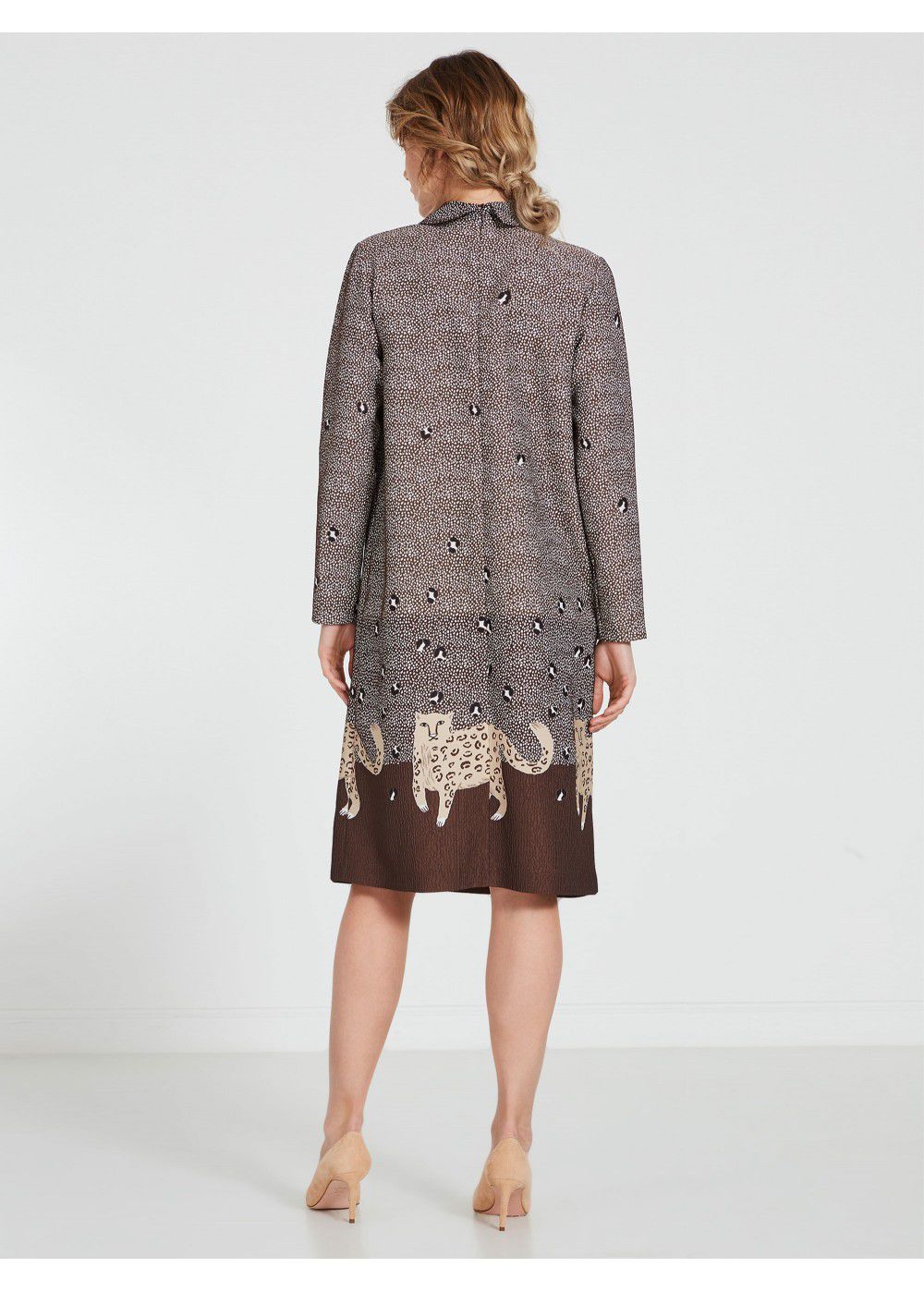 Akhmadullina Dreams Dress with Leopard Print