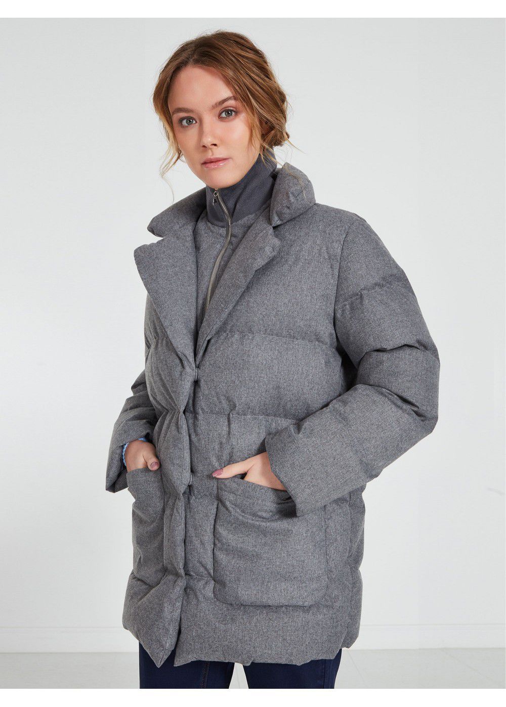Akhmadullina Dreams Grey Down Jacket