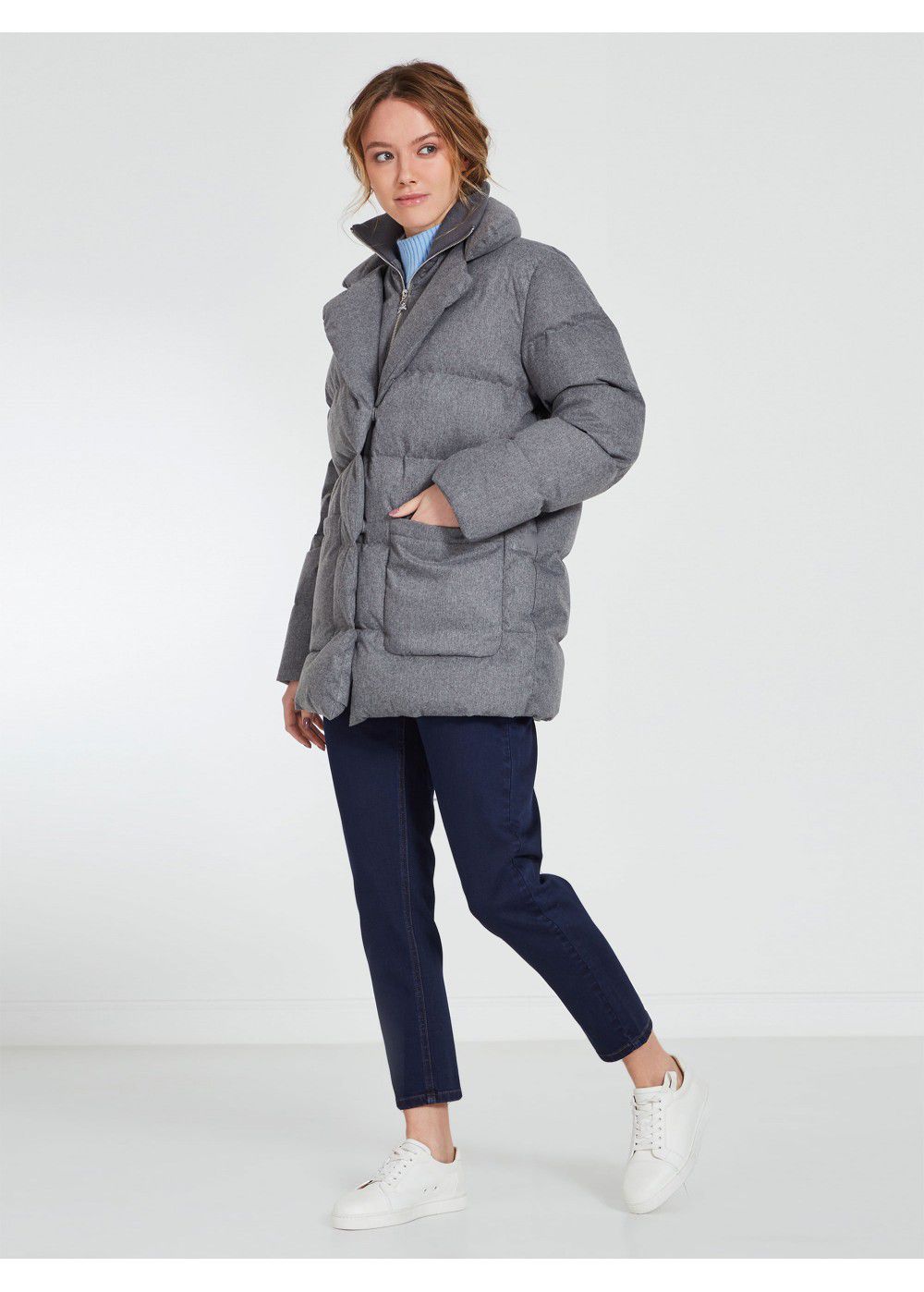 Akhmadullina Dreams Grey Down Jacket