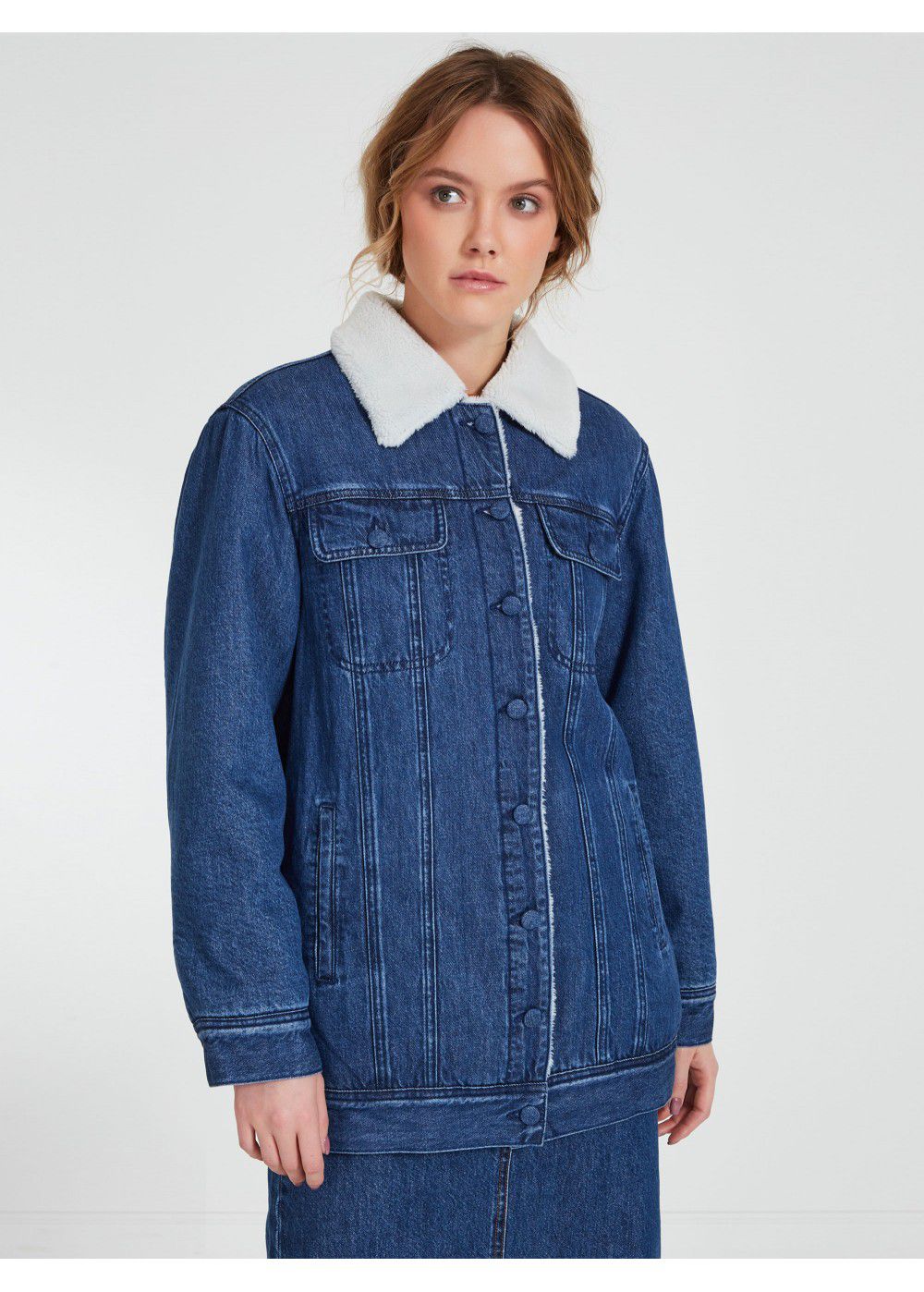 Akhmadullina Dreams Insulated Denim Jacket