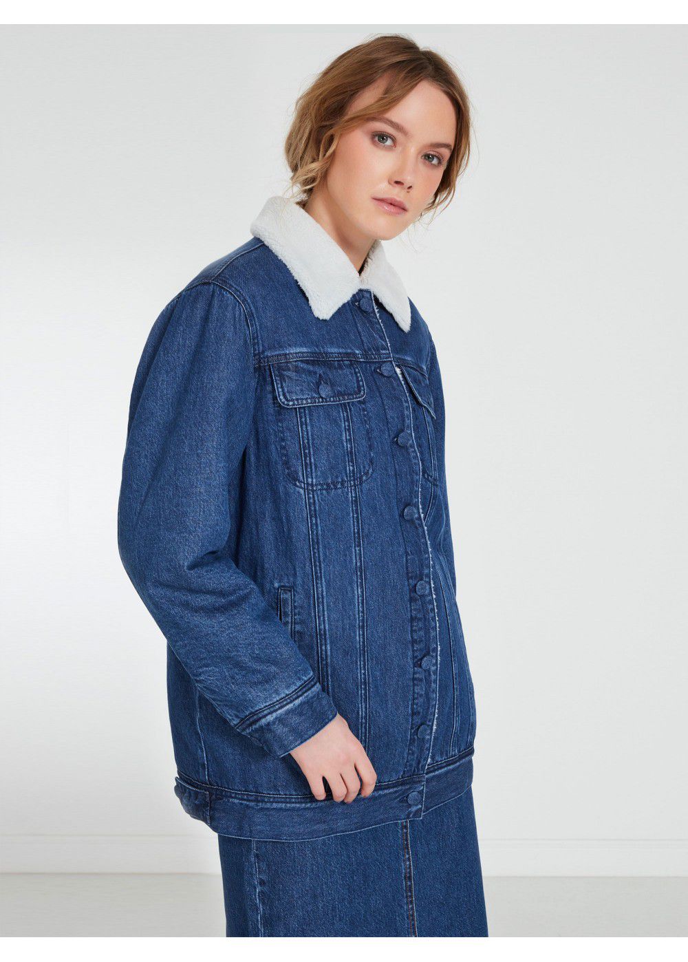 Akhmadullina Dreams Insulated Denim Jacket