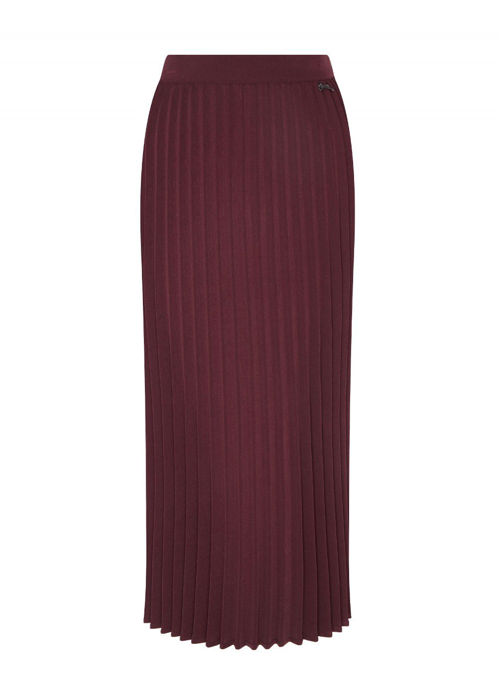 Akhmadullina Dreams Pleated Burgundy Skirt