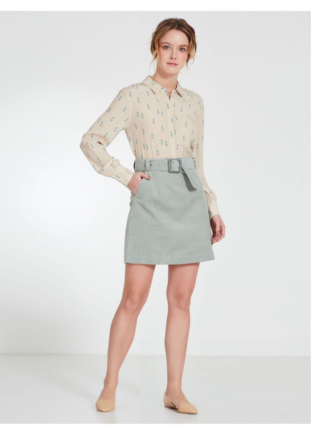 Akhmadullina Dreams Velvet Skirt