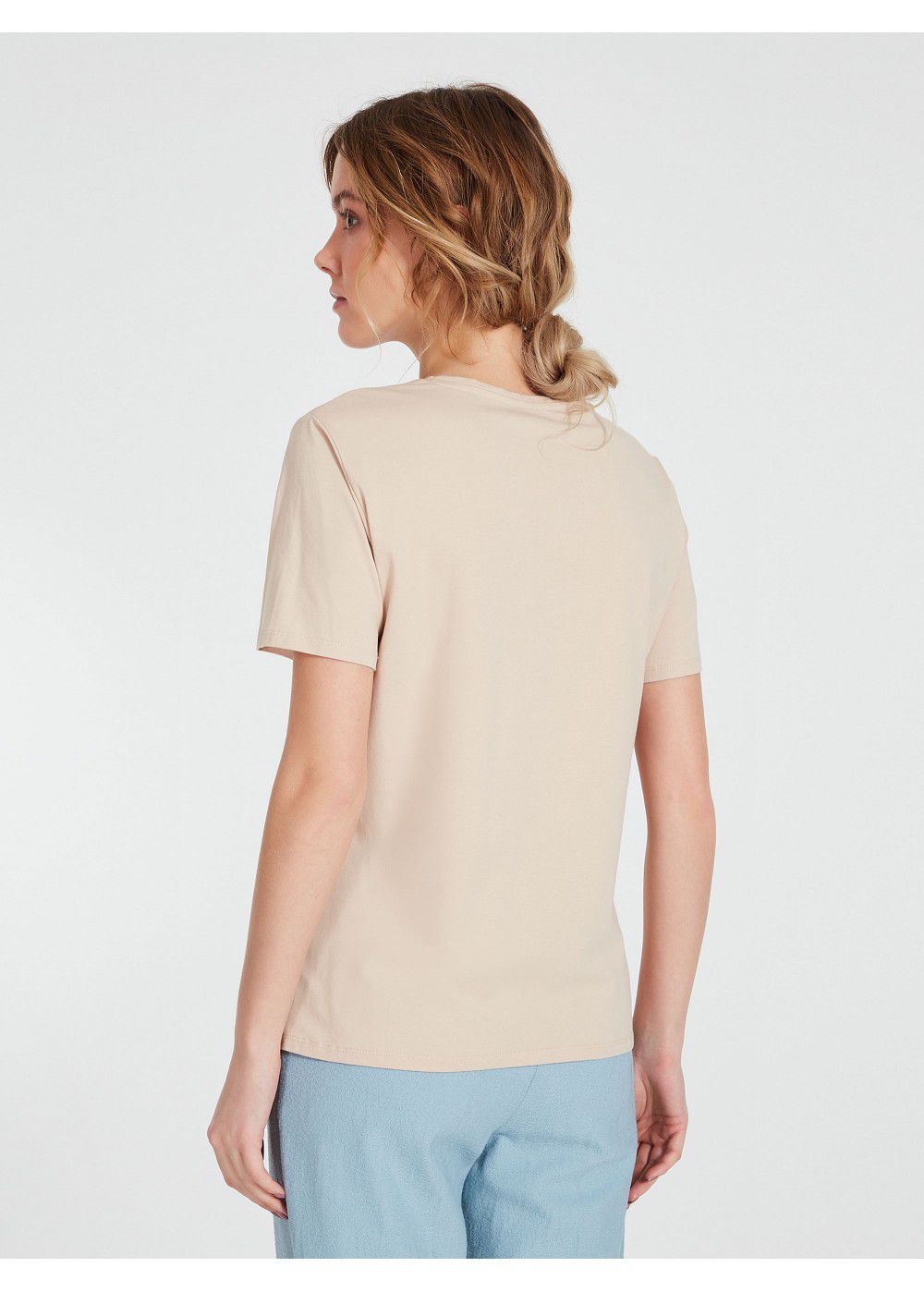 Akhmadullina Dreams Knitted T-Shirt with Sparrow Print