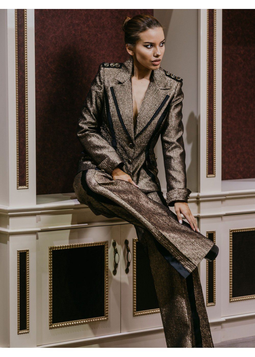 Maleone Classic Gold Jacket