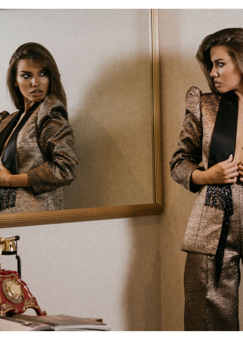 Maleone Gold Jacket