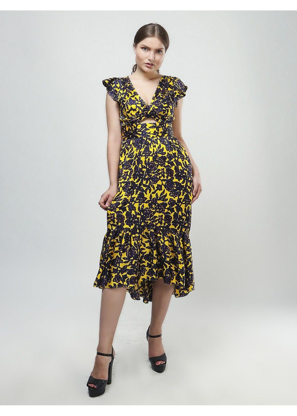 A.L.C. Floral-Print Silk Dress