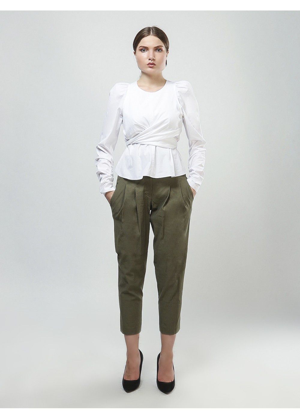 A.L.C. Wrap Shirt in White