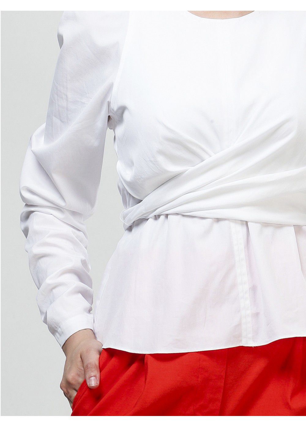 A.L.C. Wrap Shirt in White