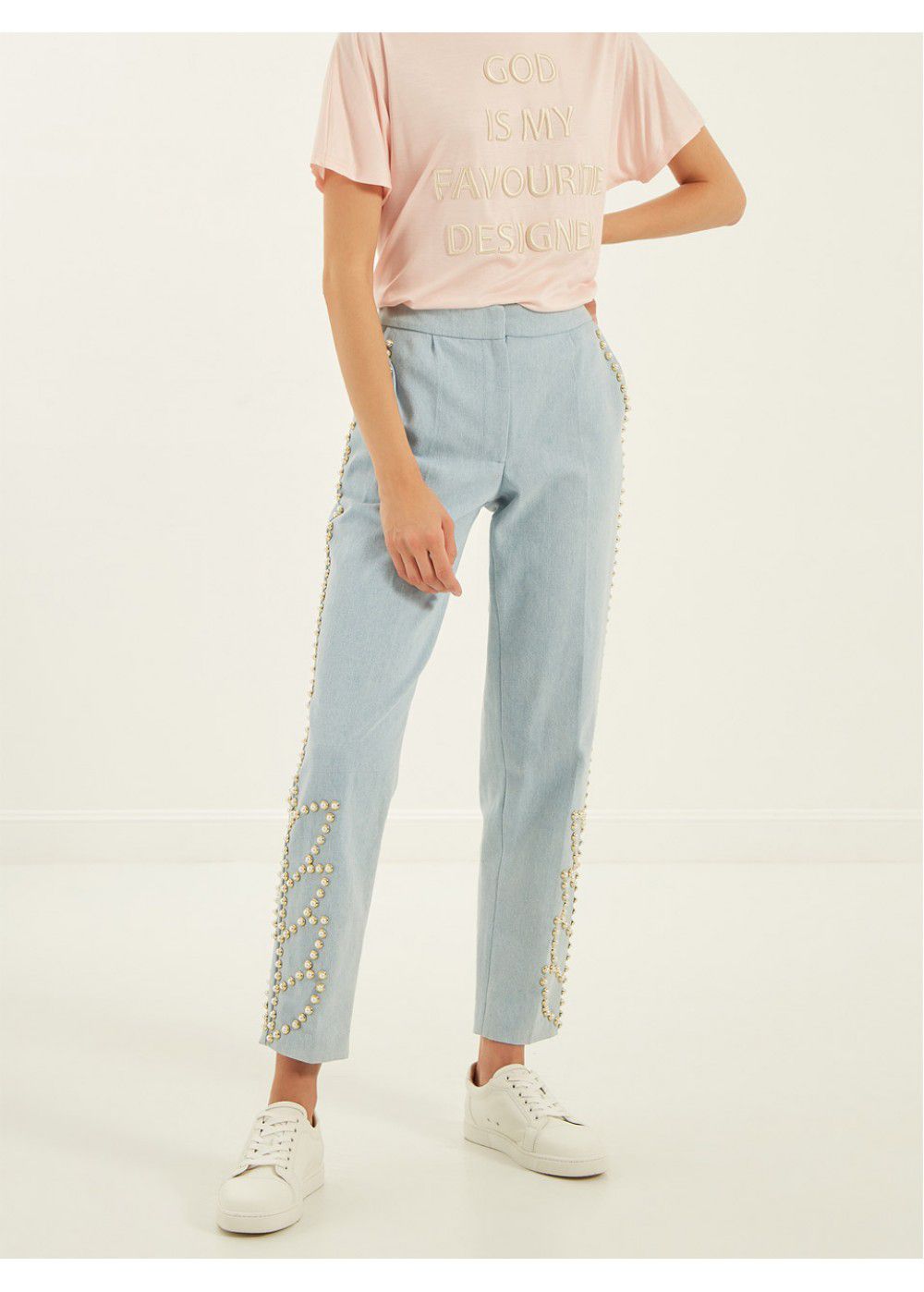 Alena Akhmadullina Blue Pants
