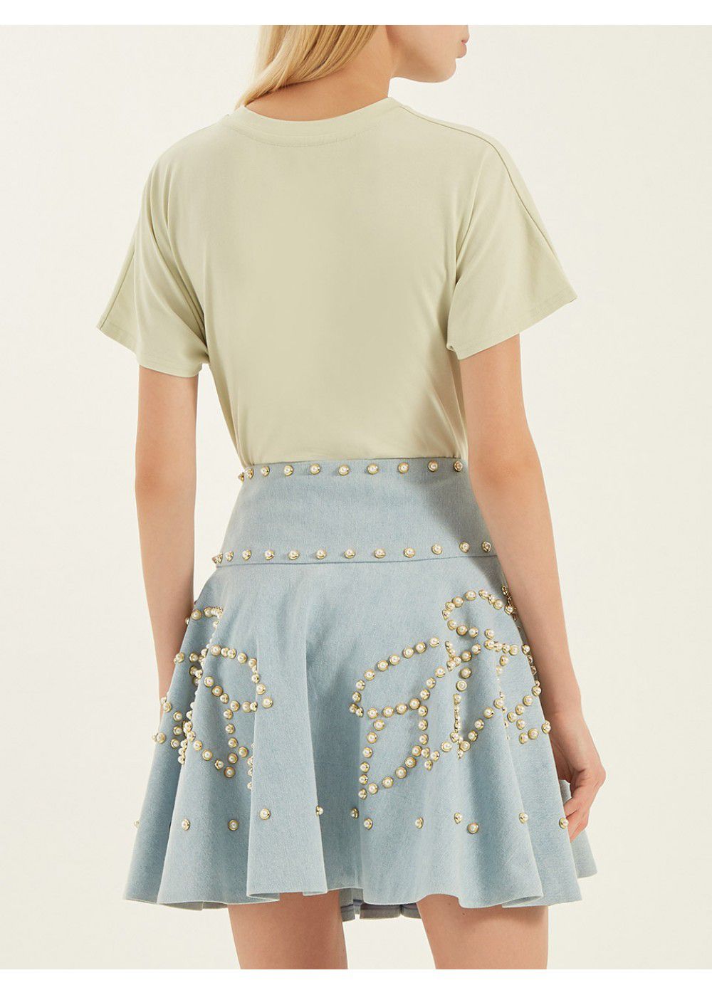 Alena Akhmadullina Mini Skirt in Blue