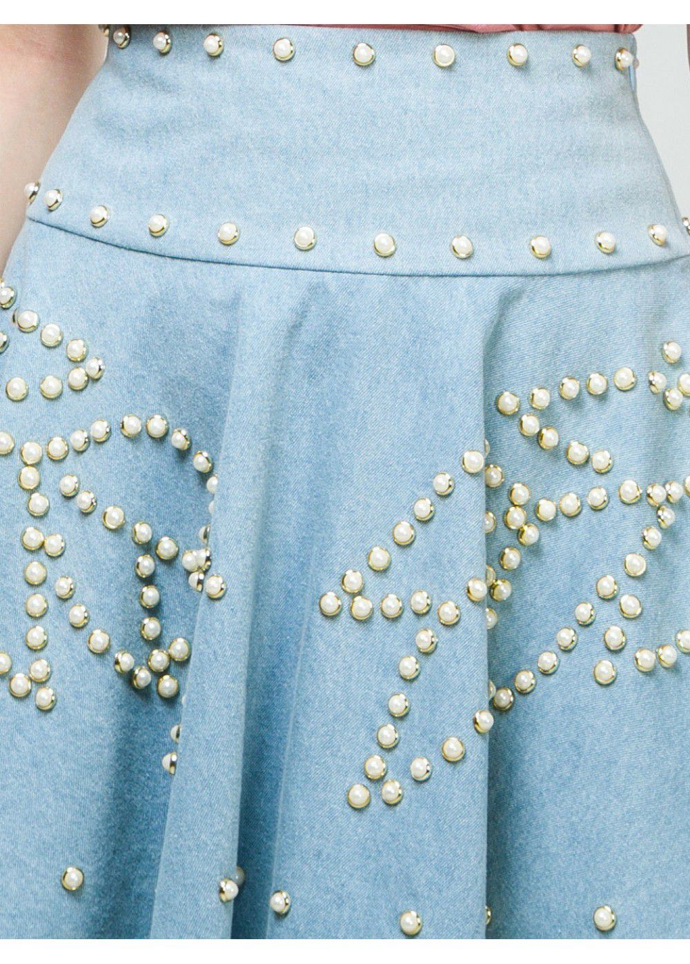 Alena Akhmadullina Mini Skirt in Blue