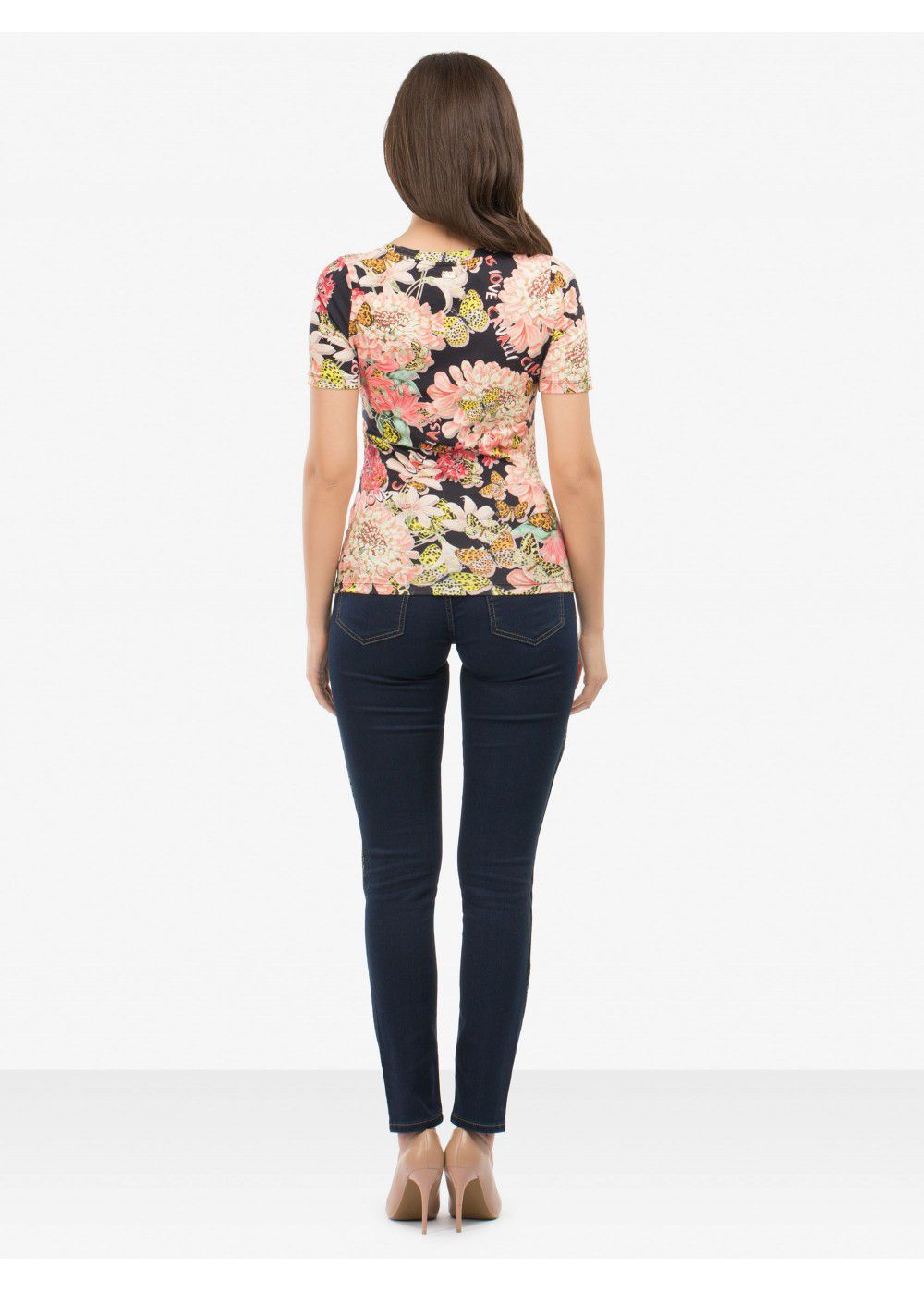Roberto Cavalli Floral Print Top