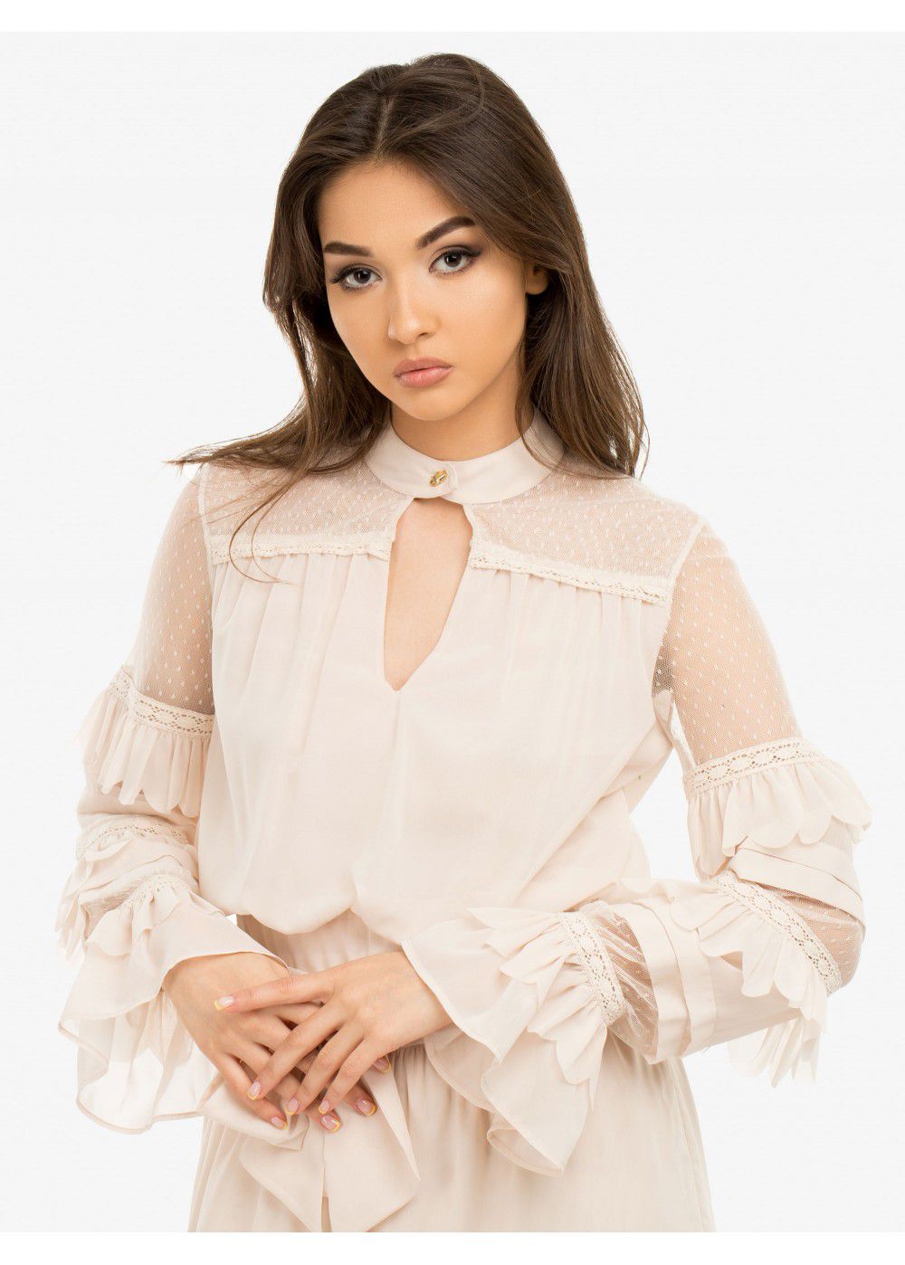 Roberto Cavalli Frilled Maxi Dress