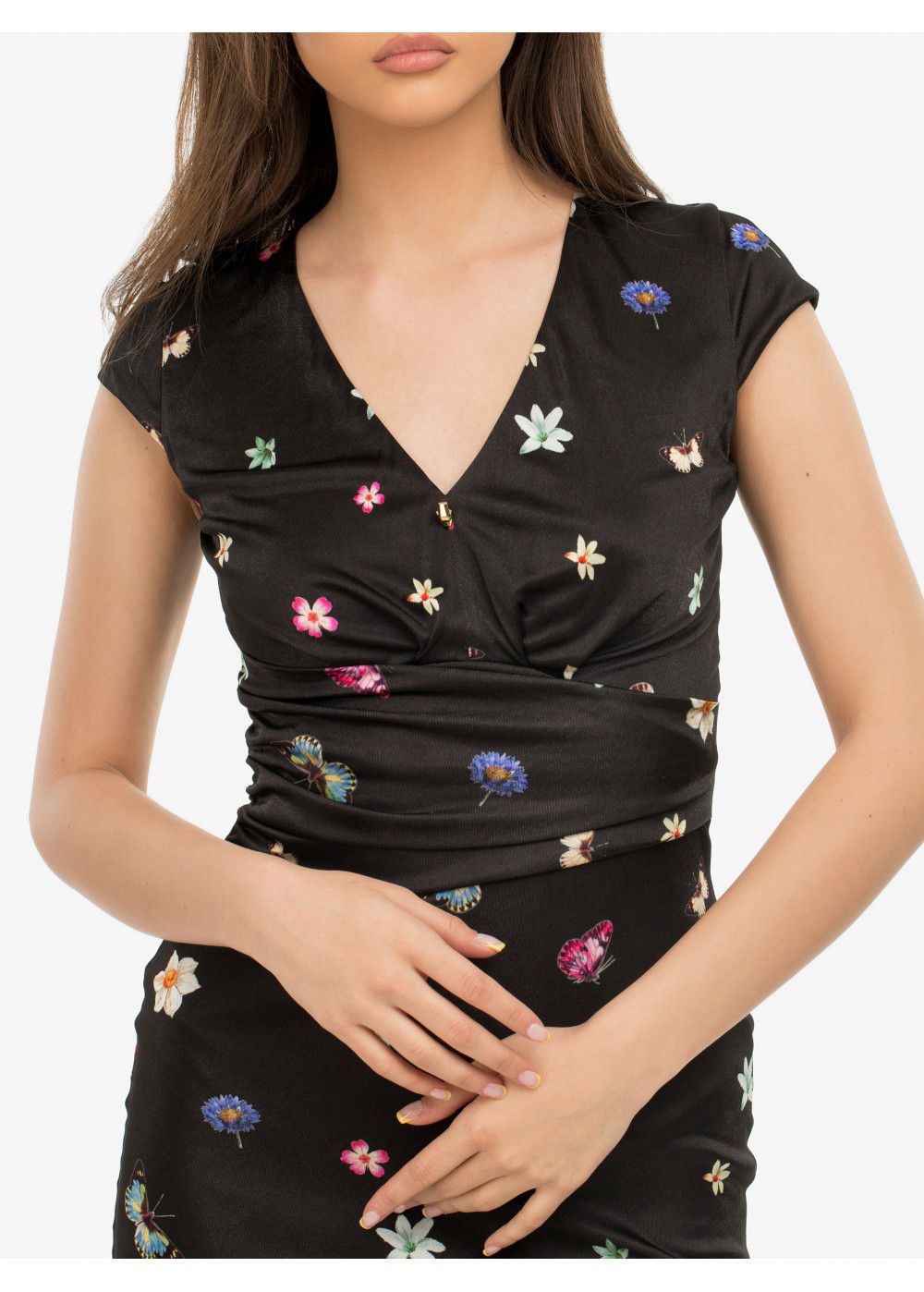 Roberto Cavalli Floral Print Maxi Dress