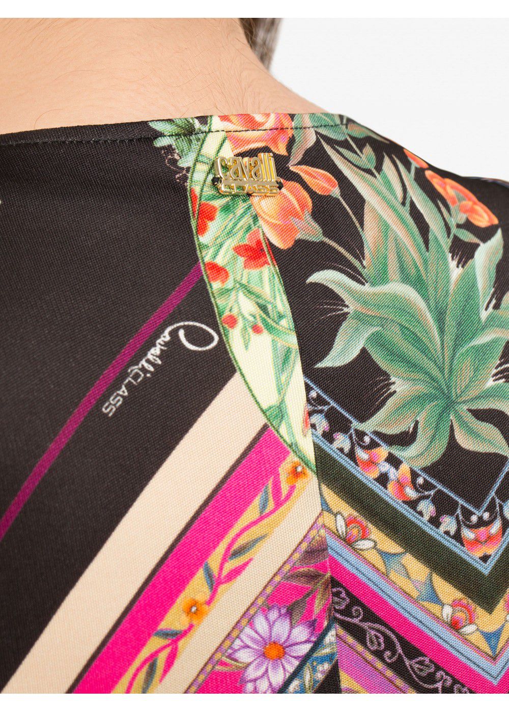 Roberto Cavalli Multicoloured Silk Top
