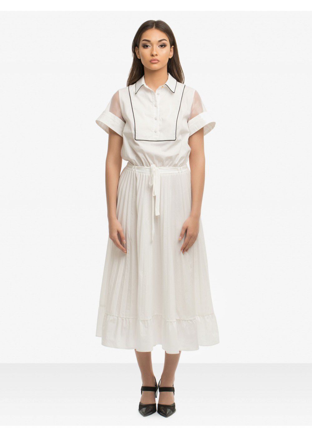 Roberto Cavalli White Midi Dress