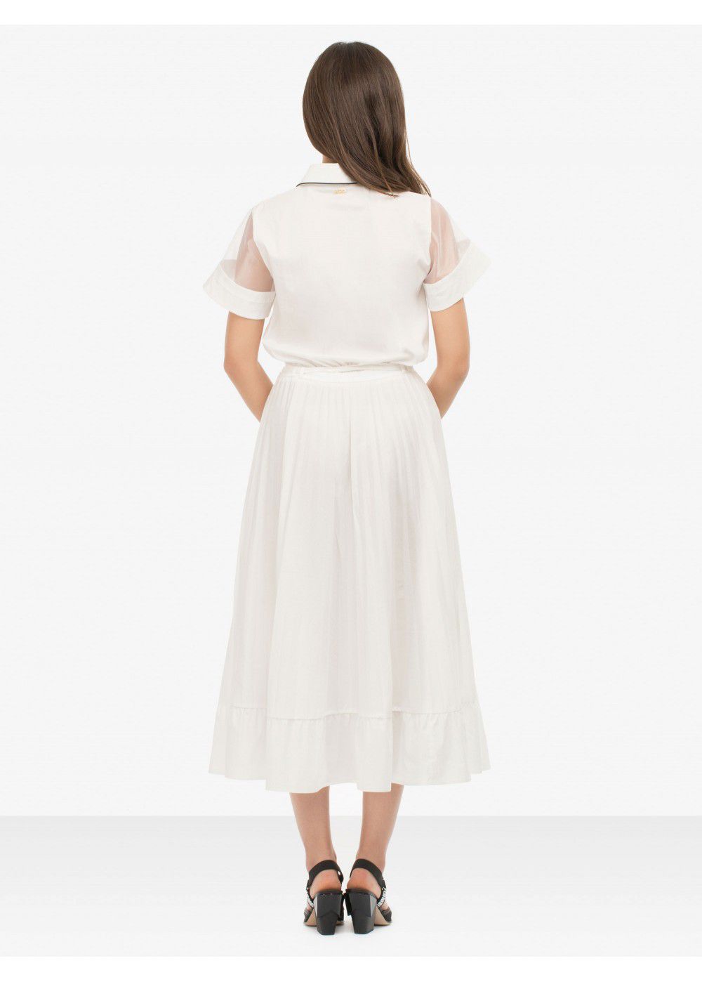 Roberto Cavalli White Midi Dress