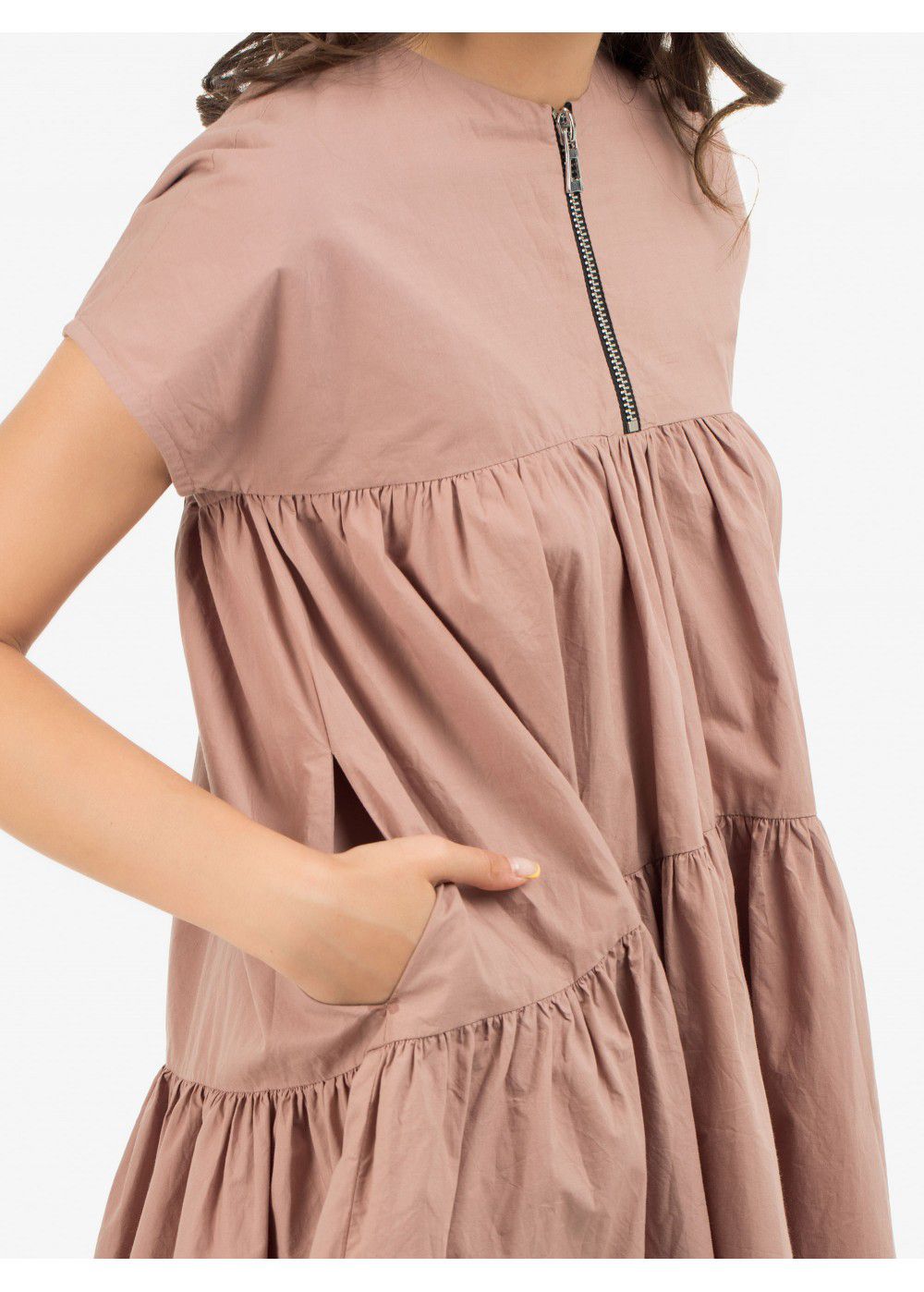 Dhruv Kapoor Mini Beige Dress