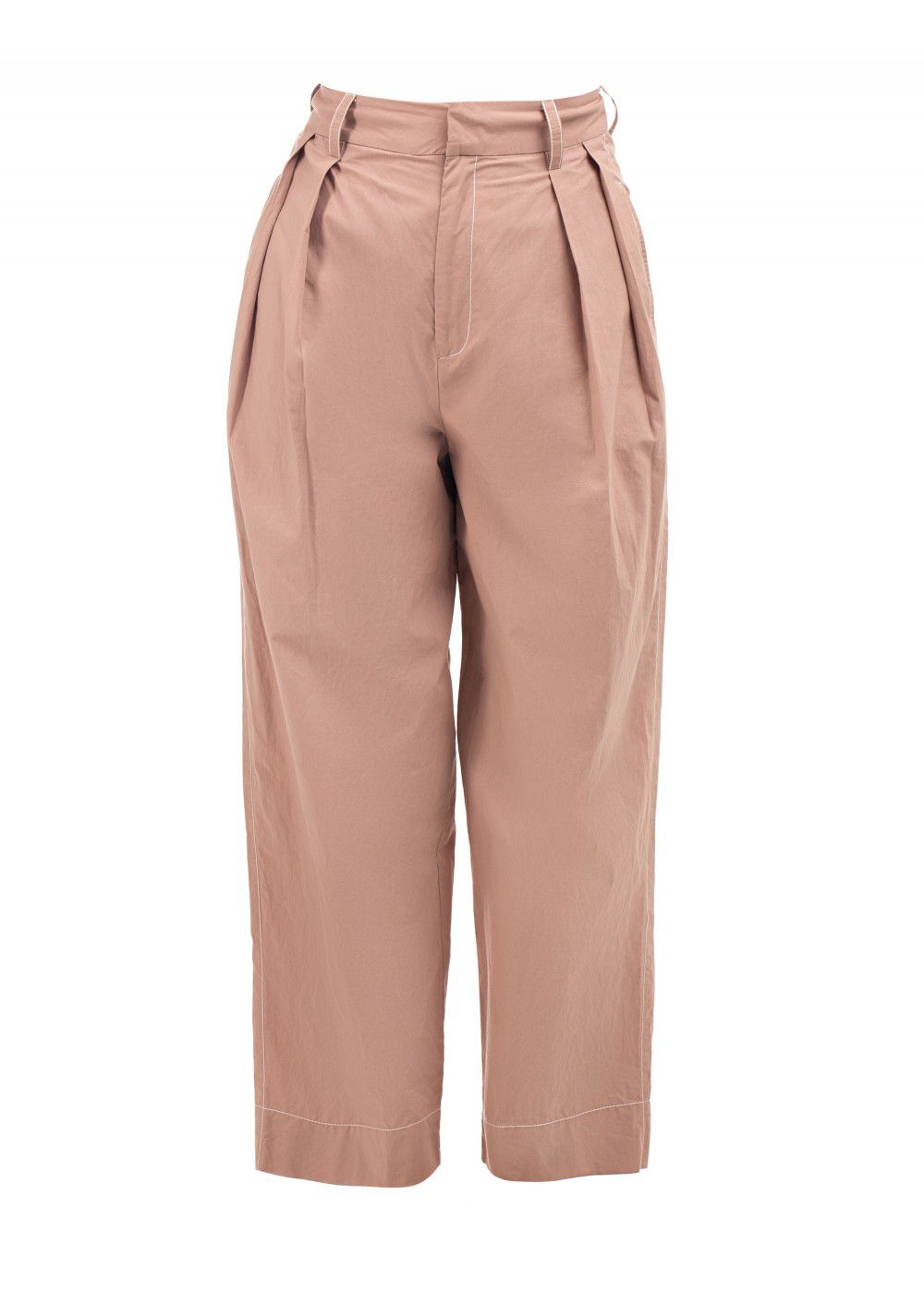 Dhruv Kapoor High Waist Beige Trousers