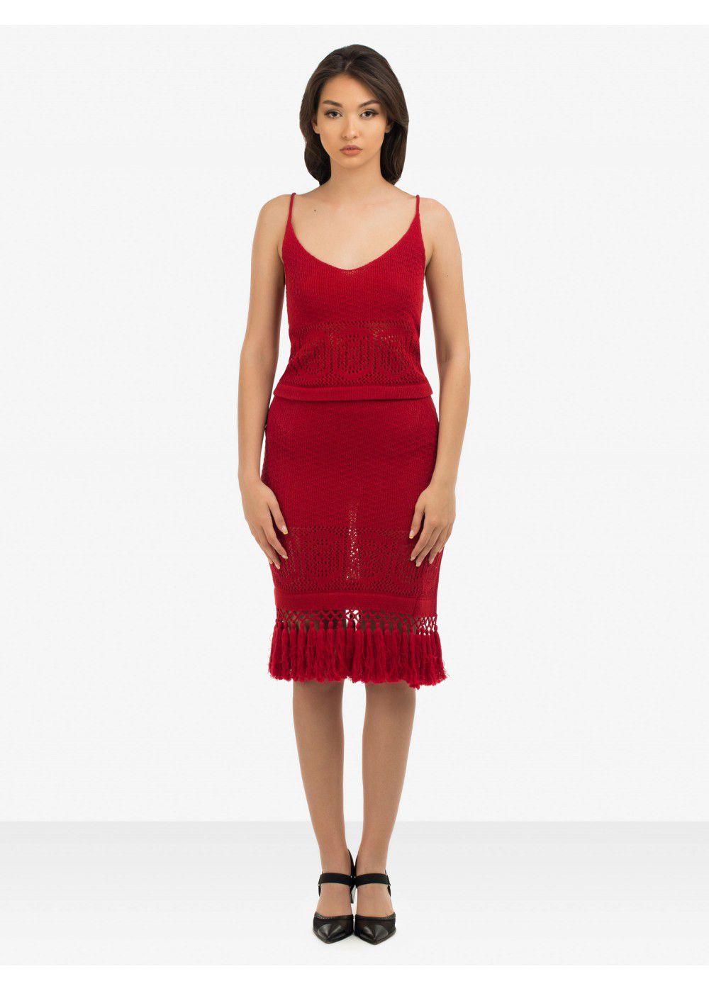 Echo 77 Bali Paradise Red Skirt