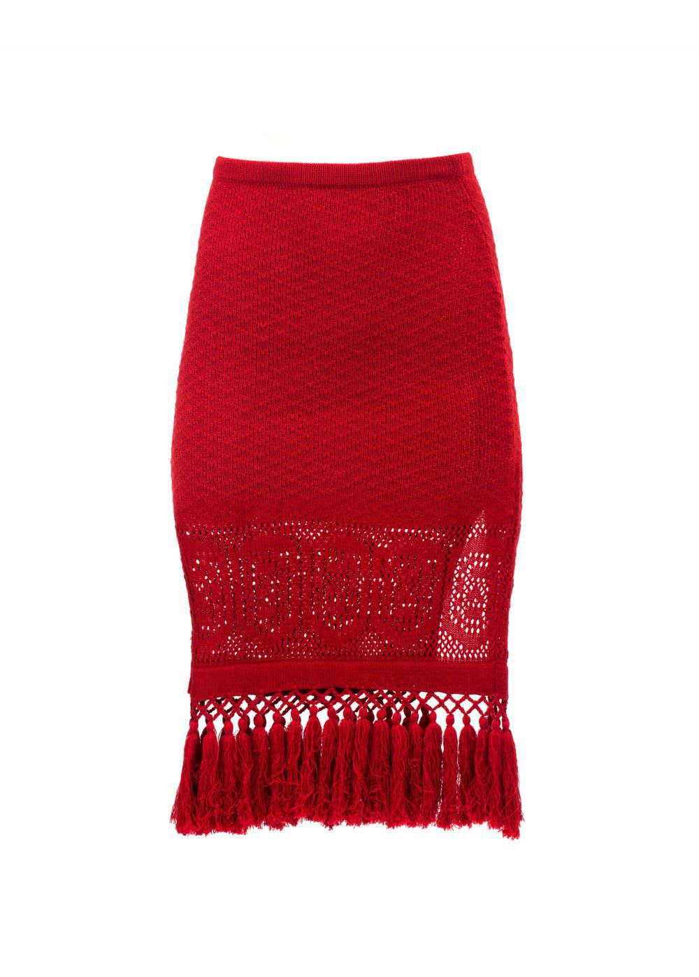 Echo 77 Bali Paradise Red Skirt