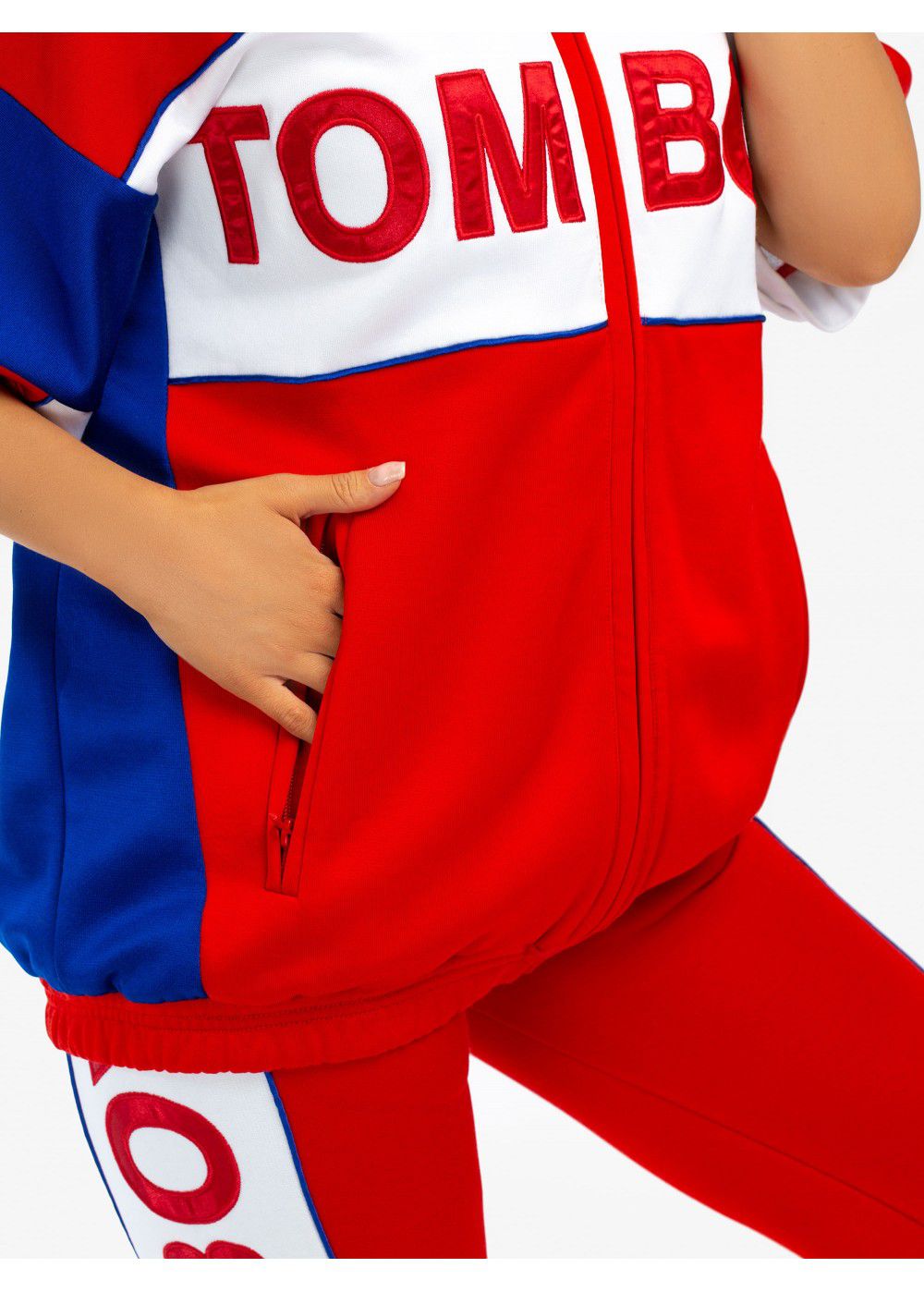 Tomboy Marvin Tracksuit Jacket in Red