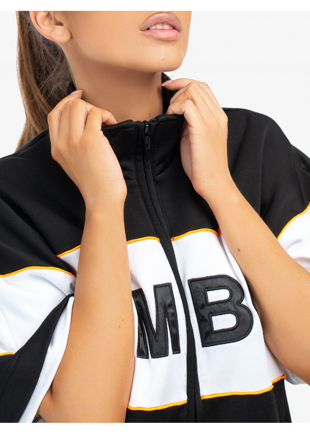 Tomboy Marvin Tracksuit Jacket in Black/White