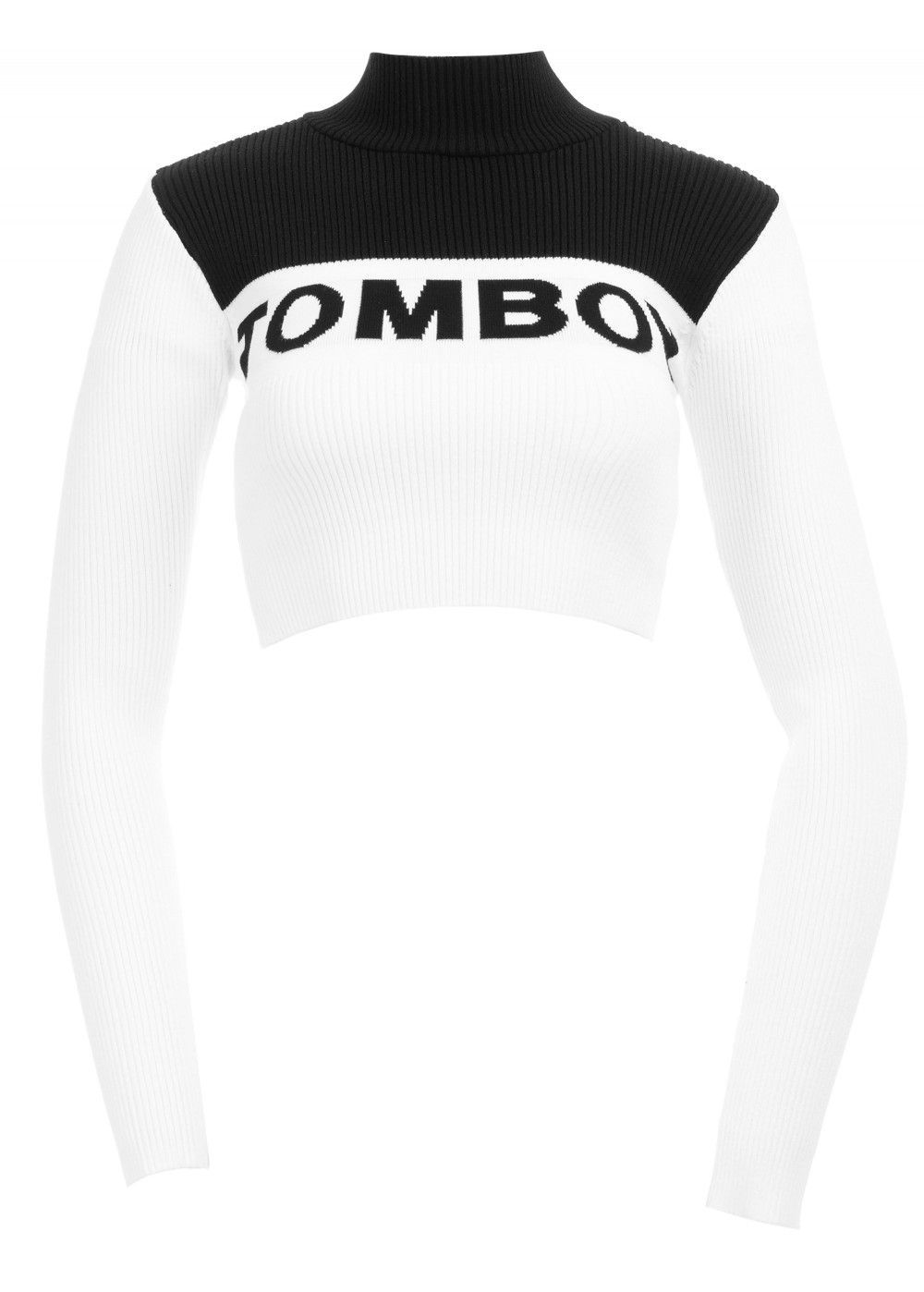 Tomboy Sweater in Black/White