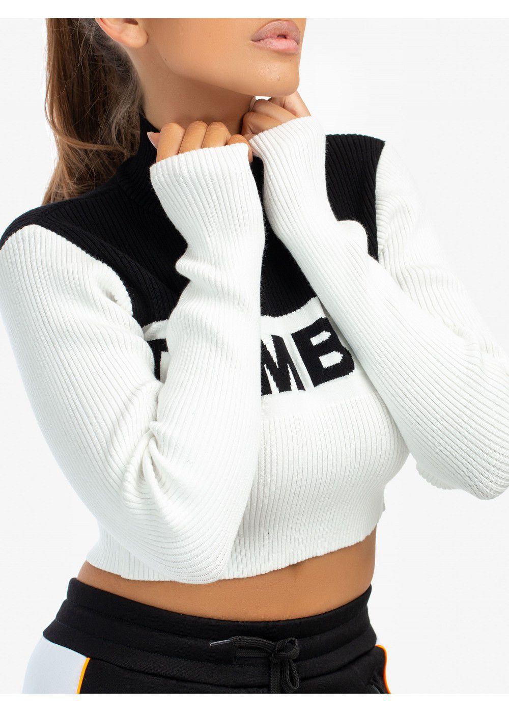 Tomboy Sweater in Black/White
