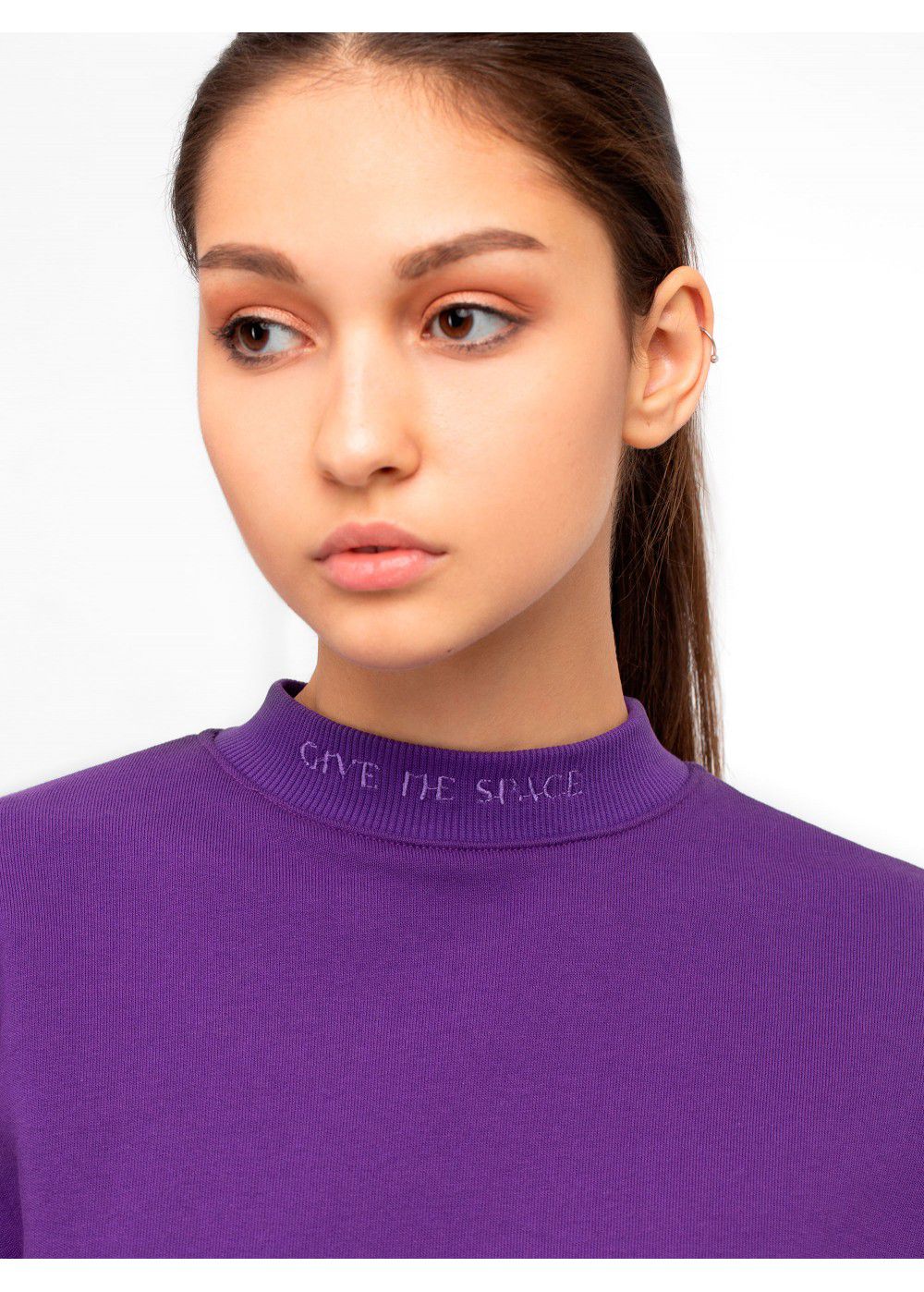 Give Me Space Purple Sweatshirt