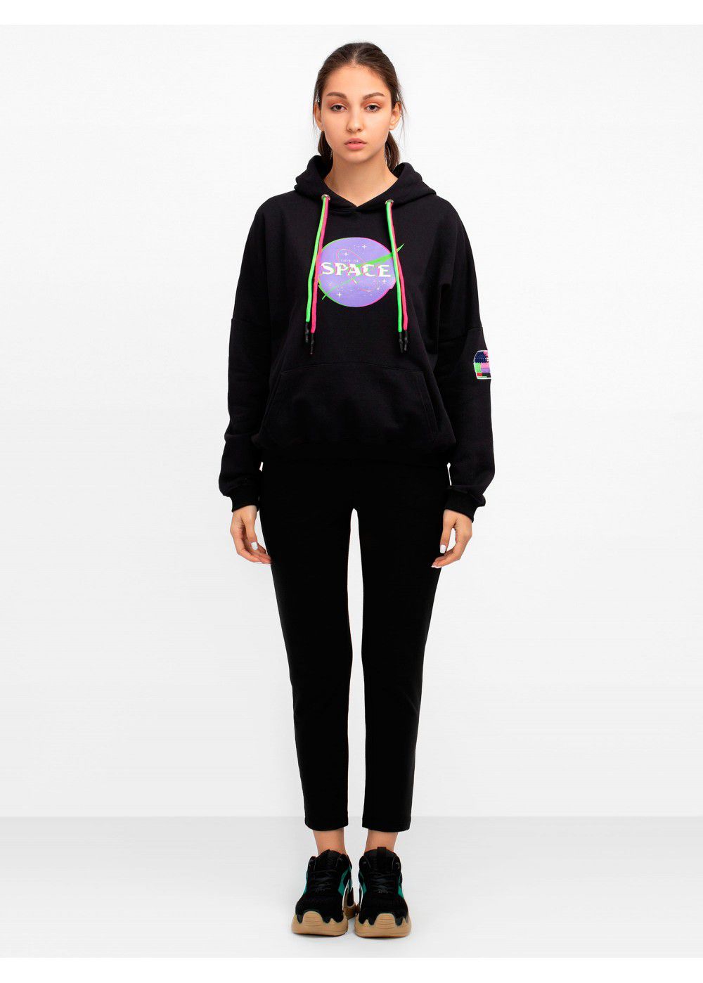 Give Me Space Black Hoodie