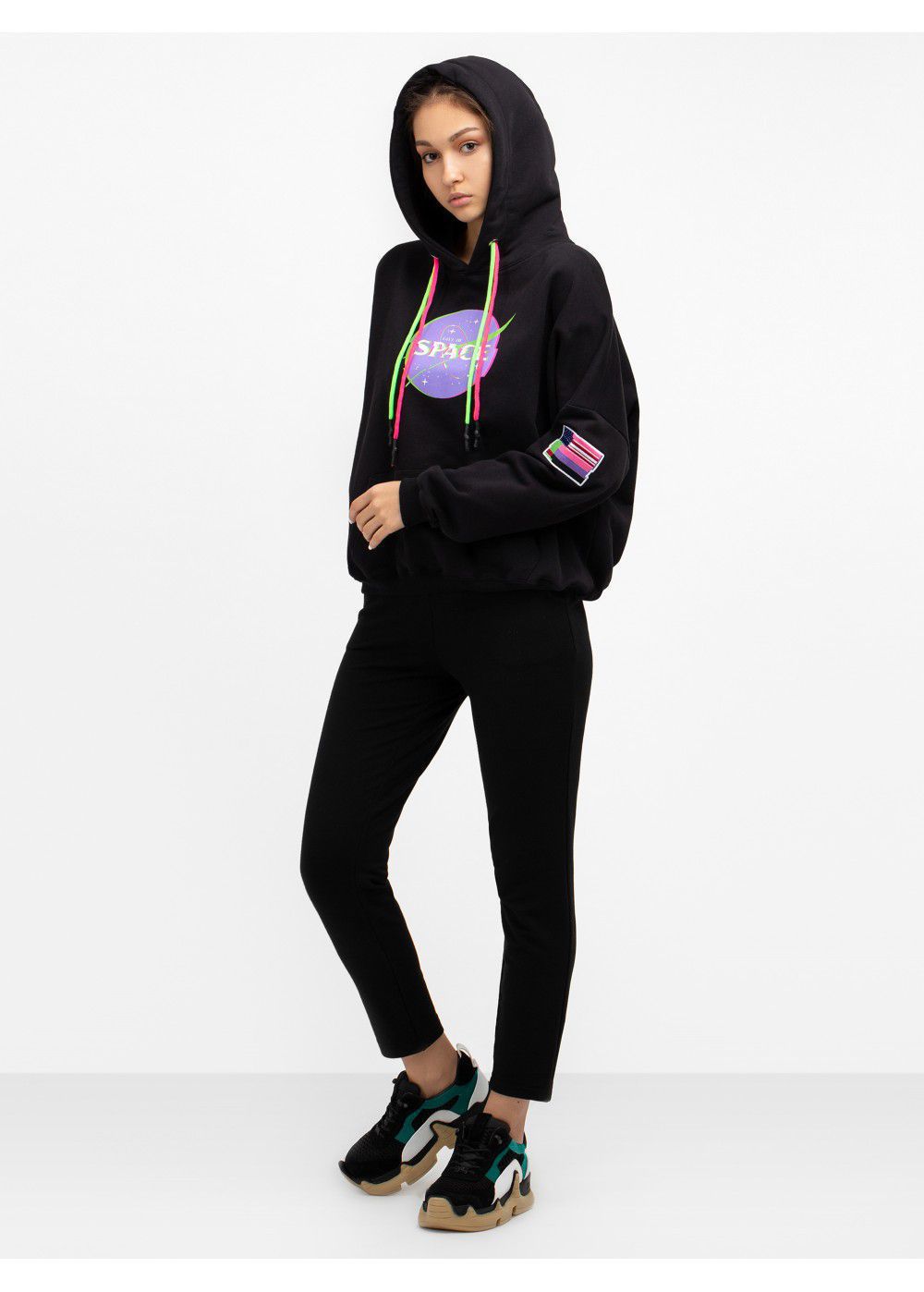 Give Me Space Black Hoodie