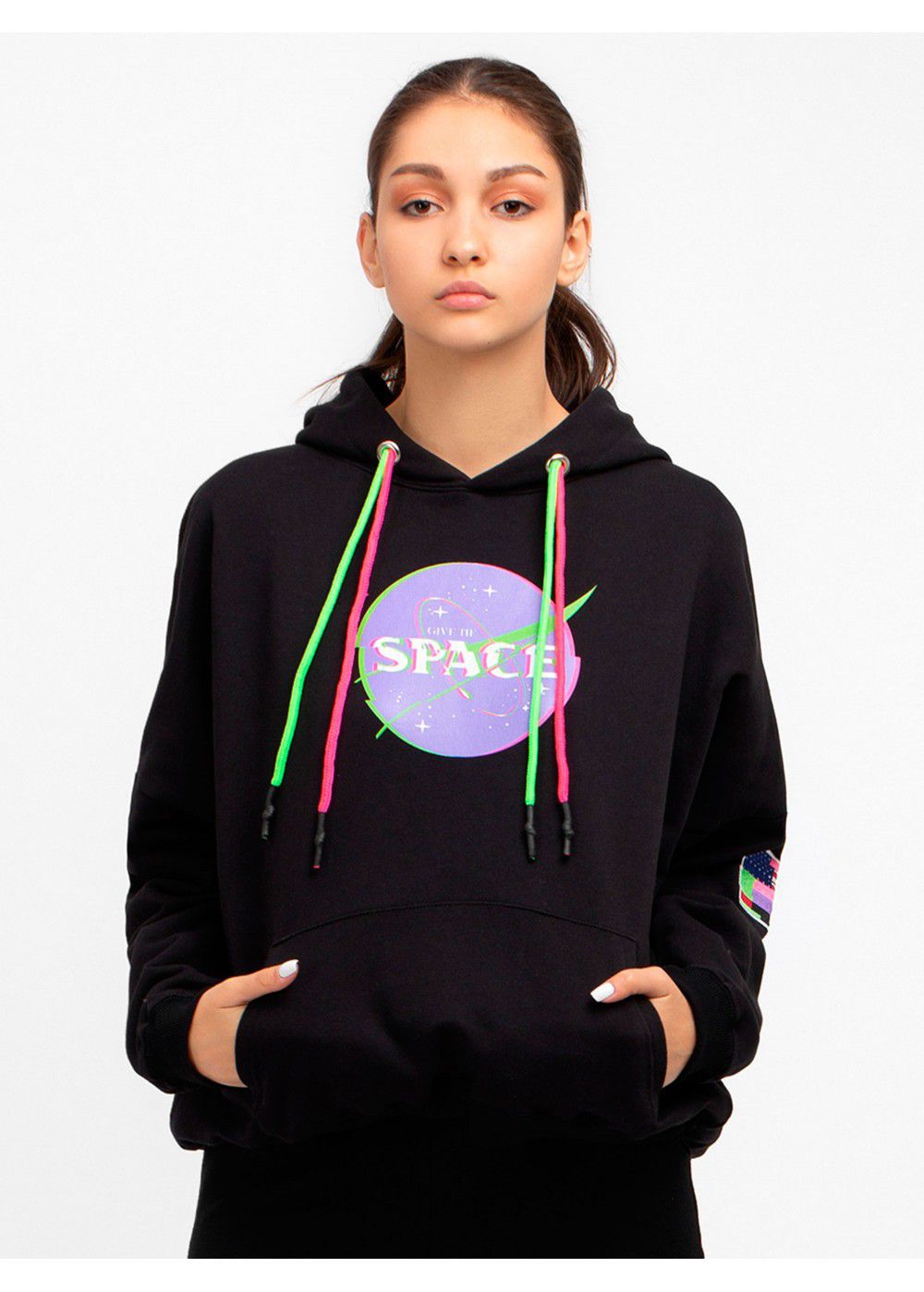 Give Me Space Black Hoodie