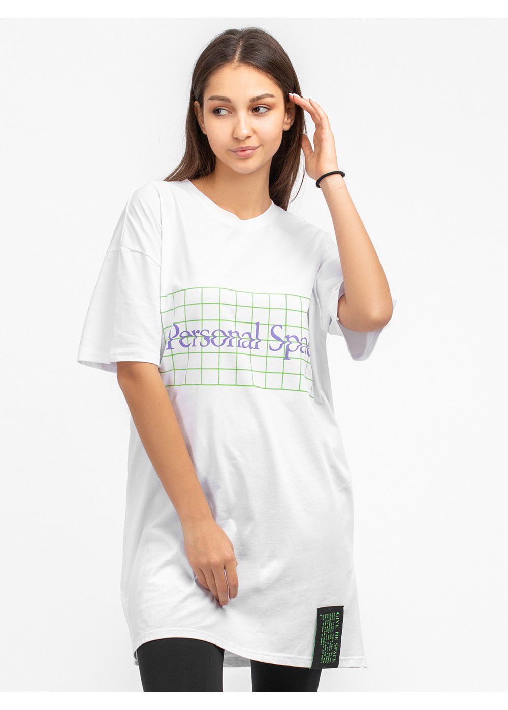Give Me Space White Tunic
