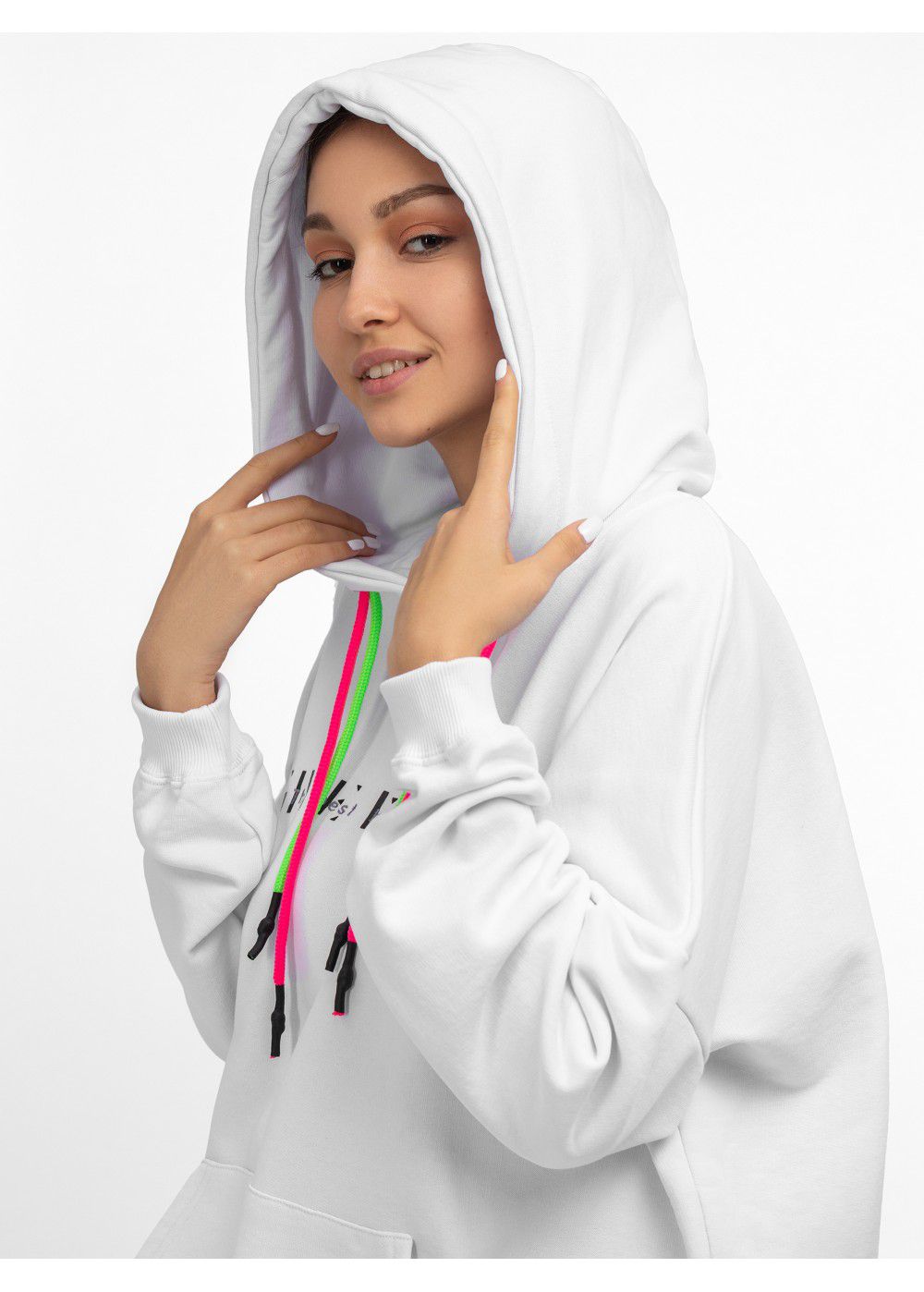 Give Me Space White Hoodie