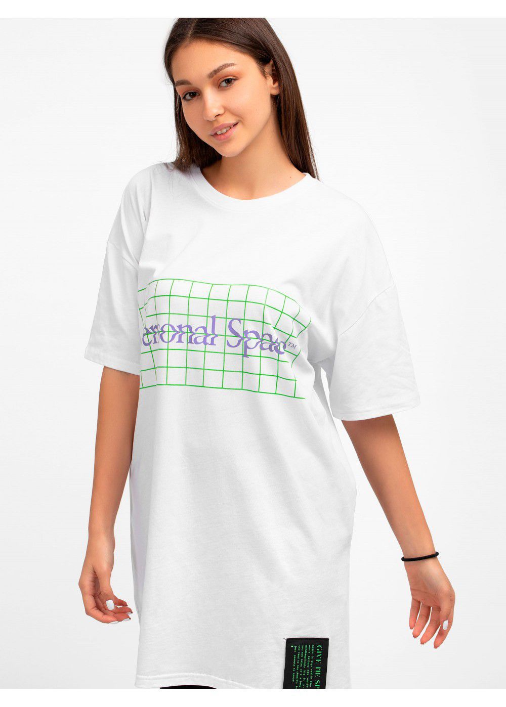 Give Me Space White Tunic