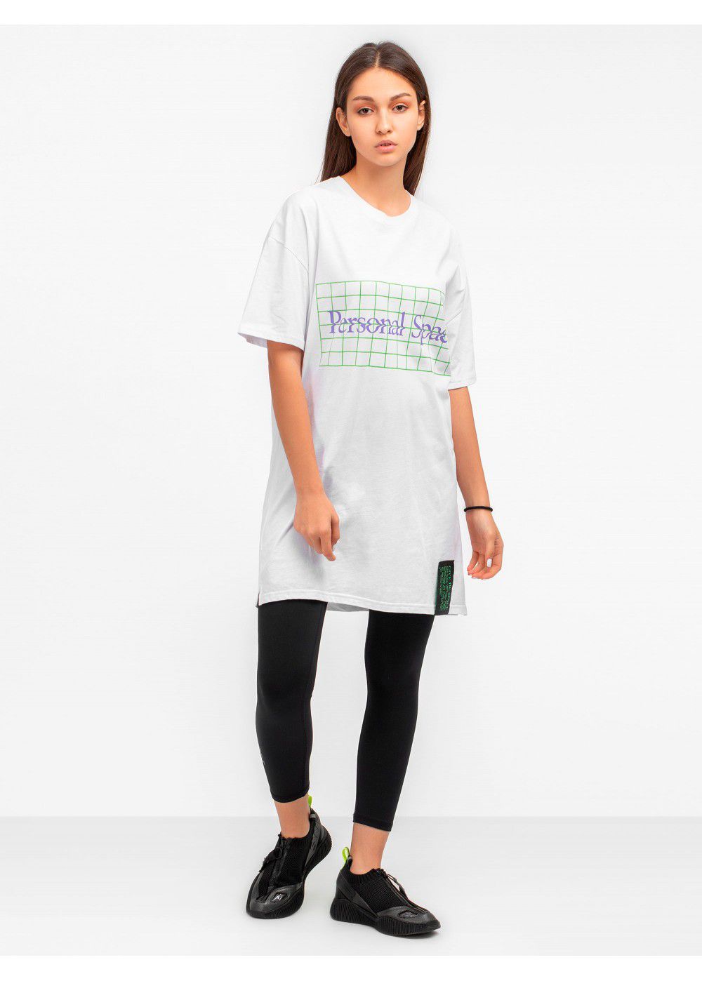 Give Me Space White Tunic