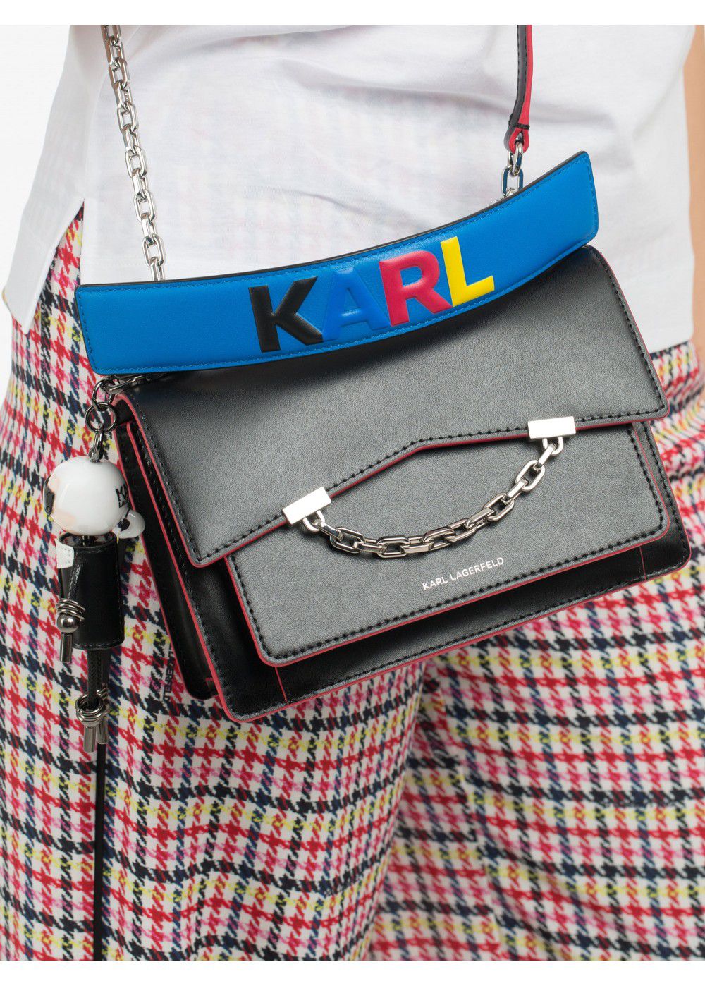 Karl Lagerfeld K/Karl Seven Bauhaus Shoulder Bag