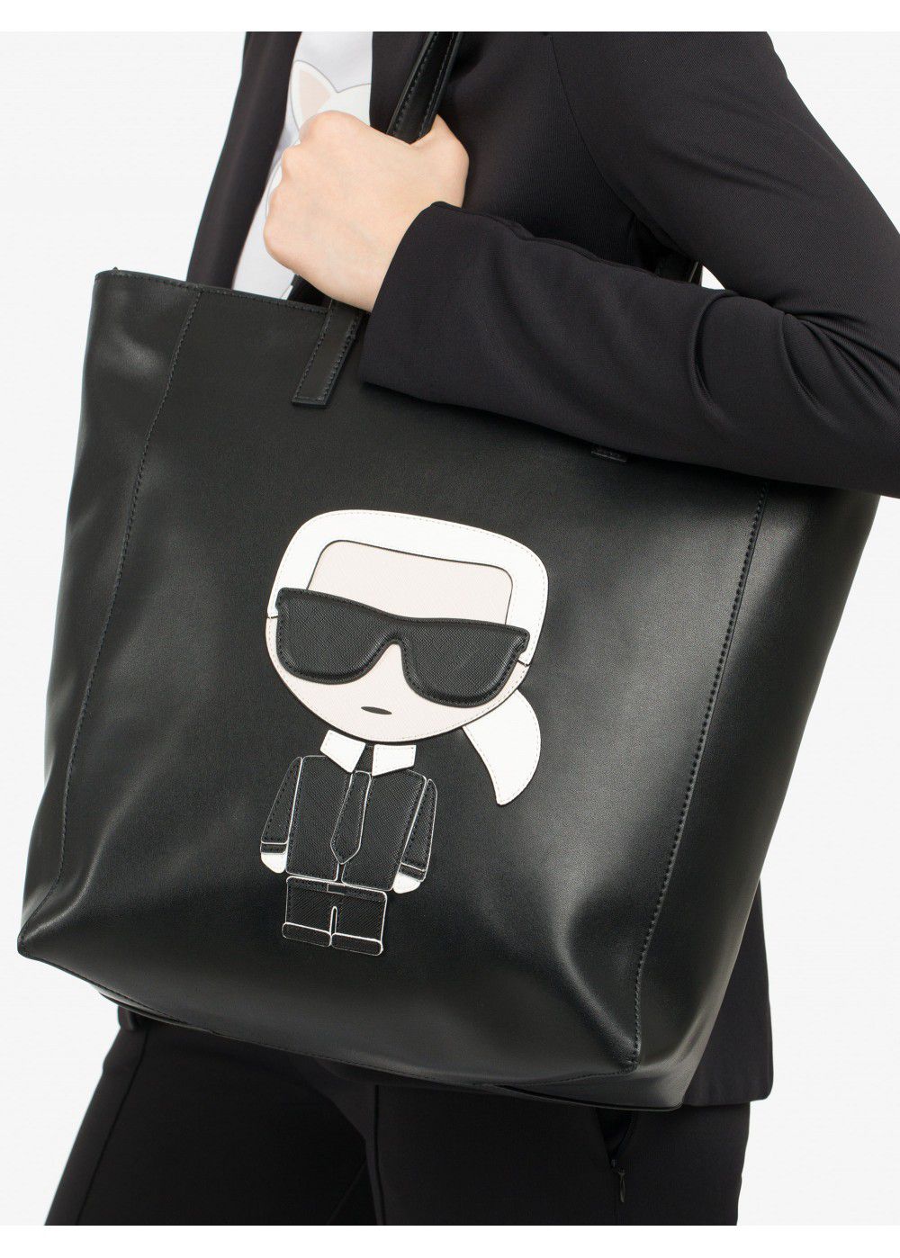 Karl Lagerfeld K/Ikonik Black Bag