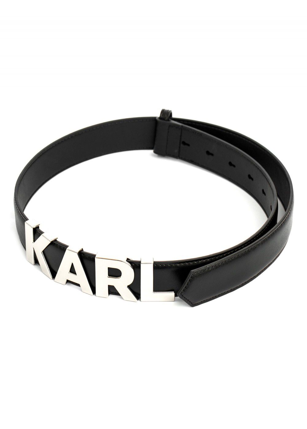 Karl Lagerfeld K/Karl Metal Letters Belt