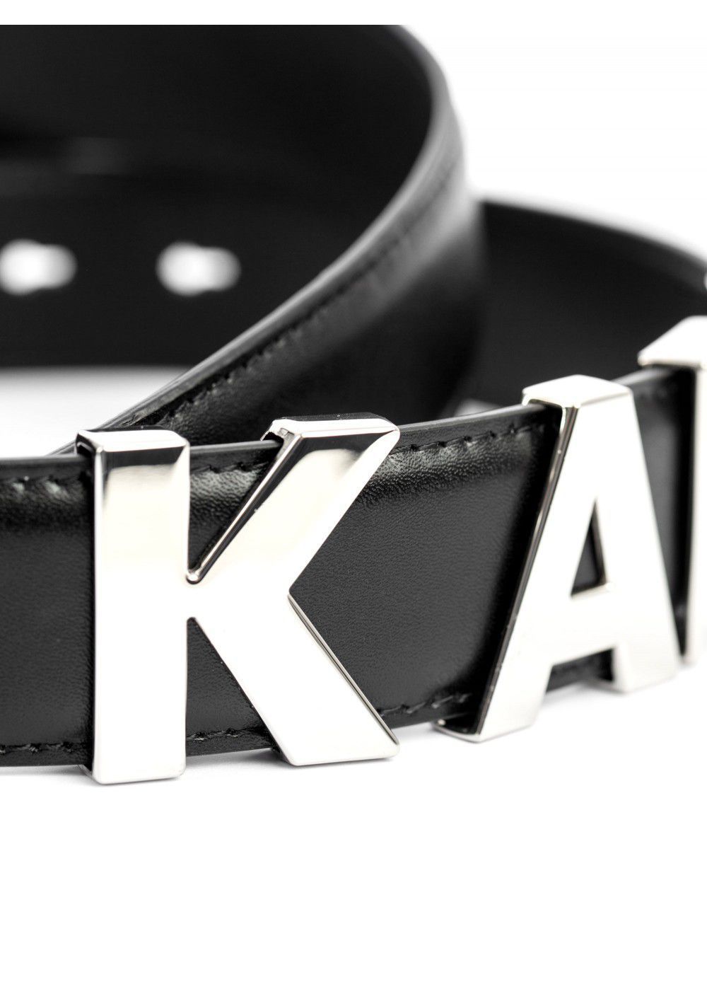 Karl Lagerfeld K/Karl Metal Letters Belt