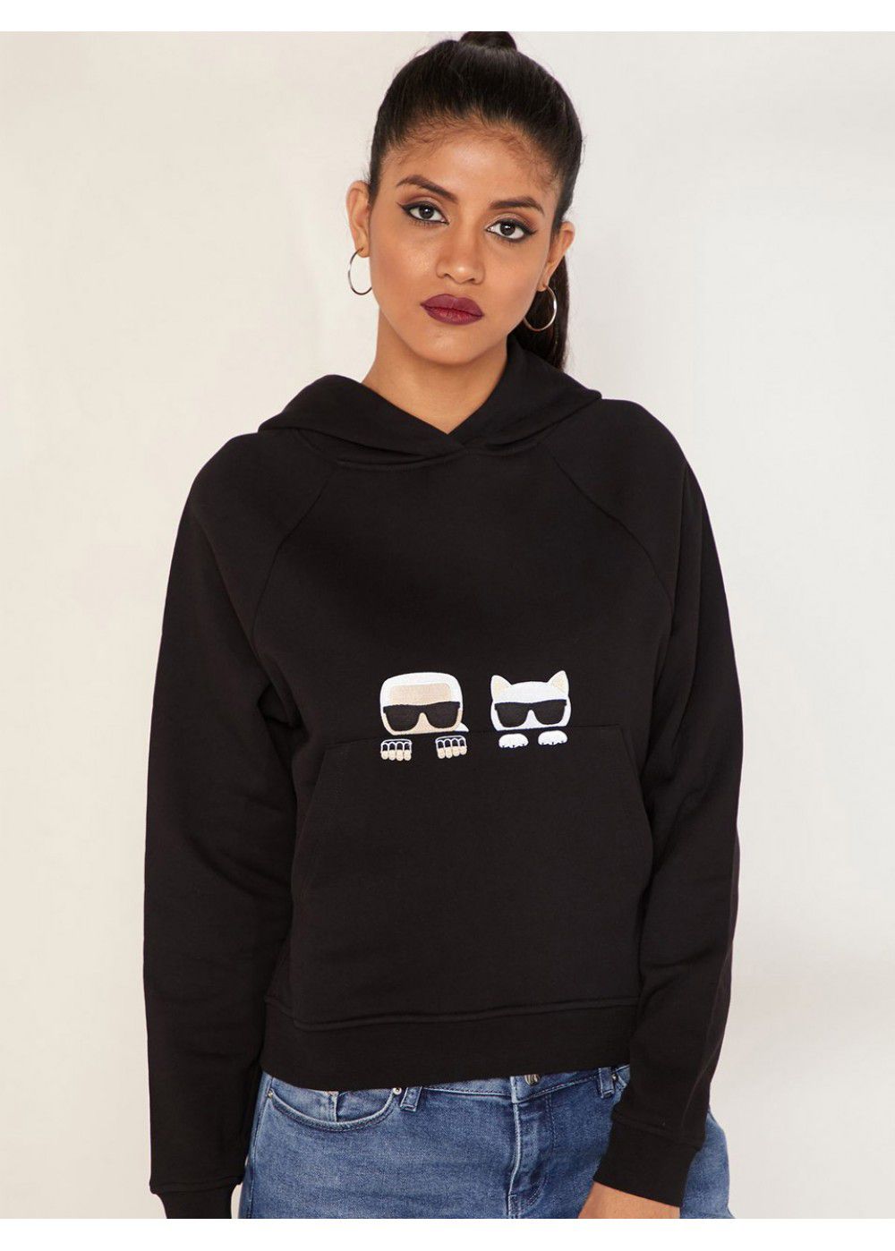 Karl Lagerfeld Ikonik Karl & Choupette Hoodie