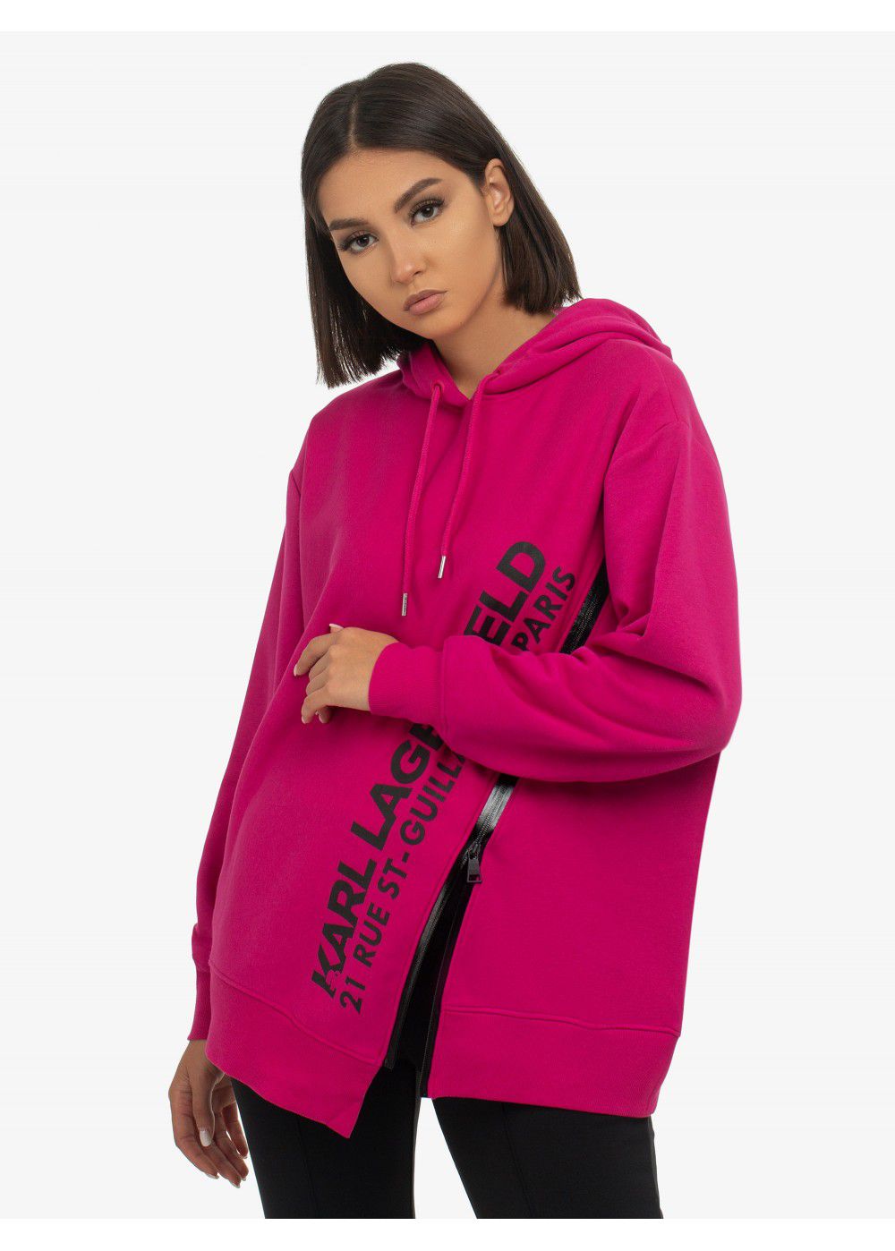 Karl Lagerfeld Rue St-Guillame Zip Hoodie