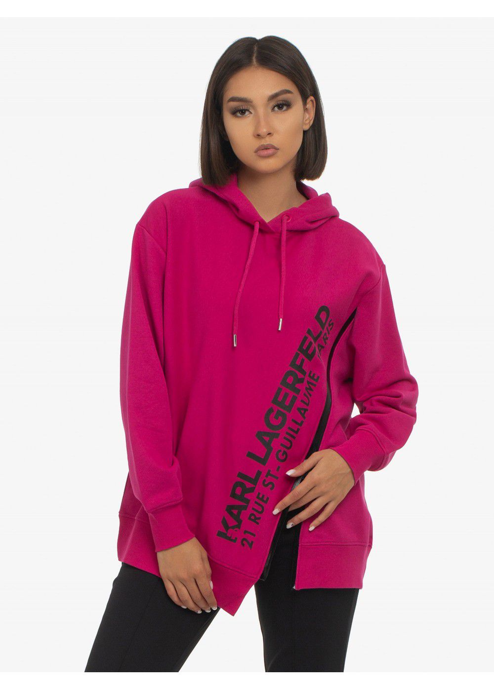 Karl Lagerfeld Rue St-Guillame Zip Hoodie