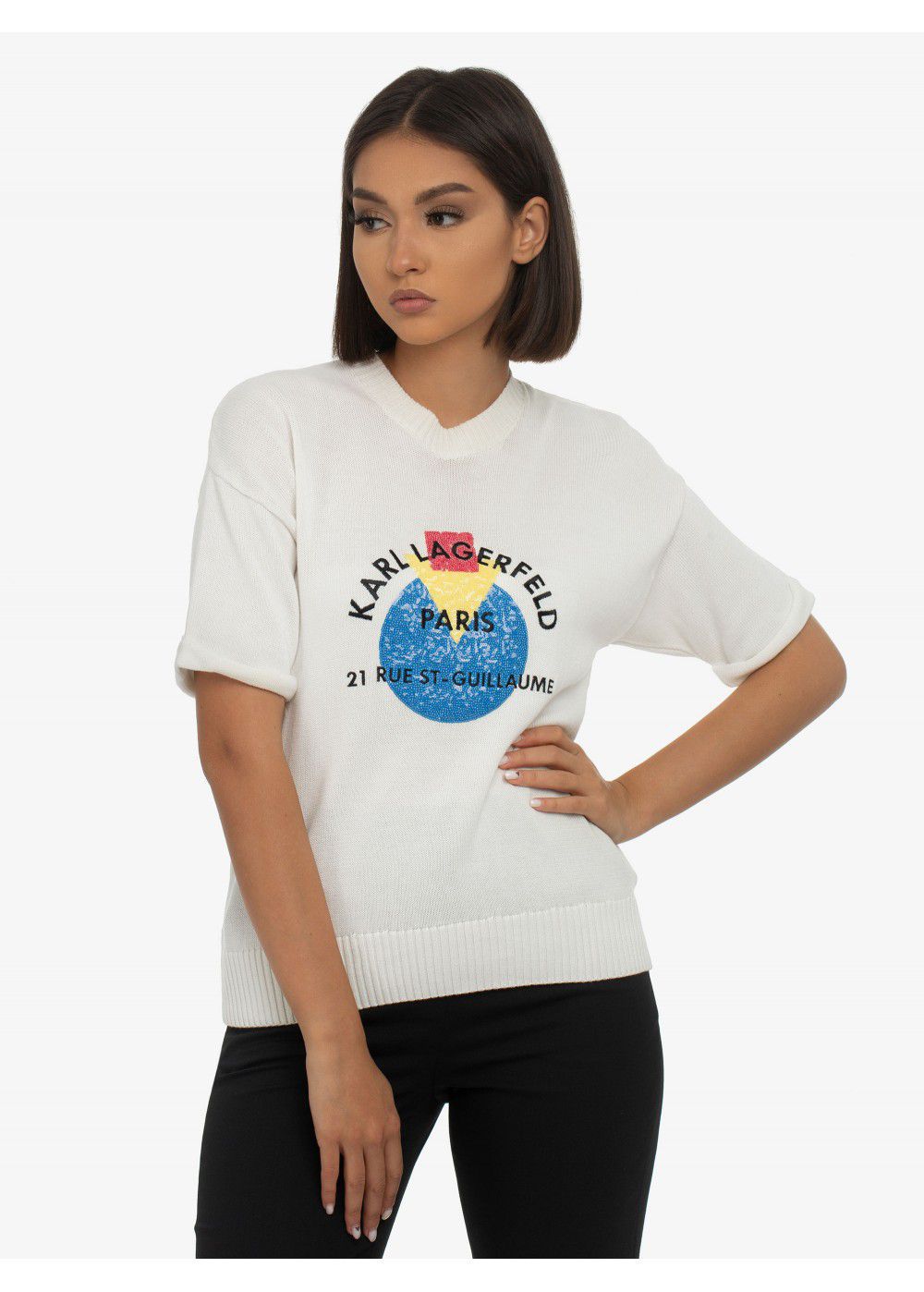 Karl Lagerfeld White T-Shirt