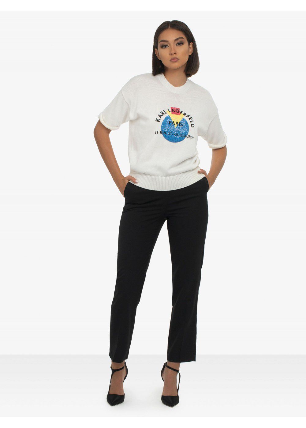 Karl Lagerfeld White T-Shirt